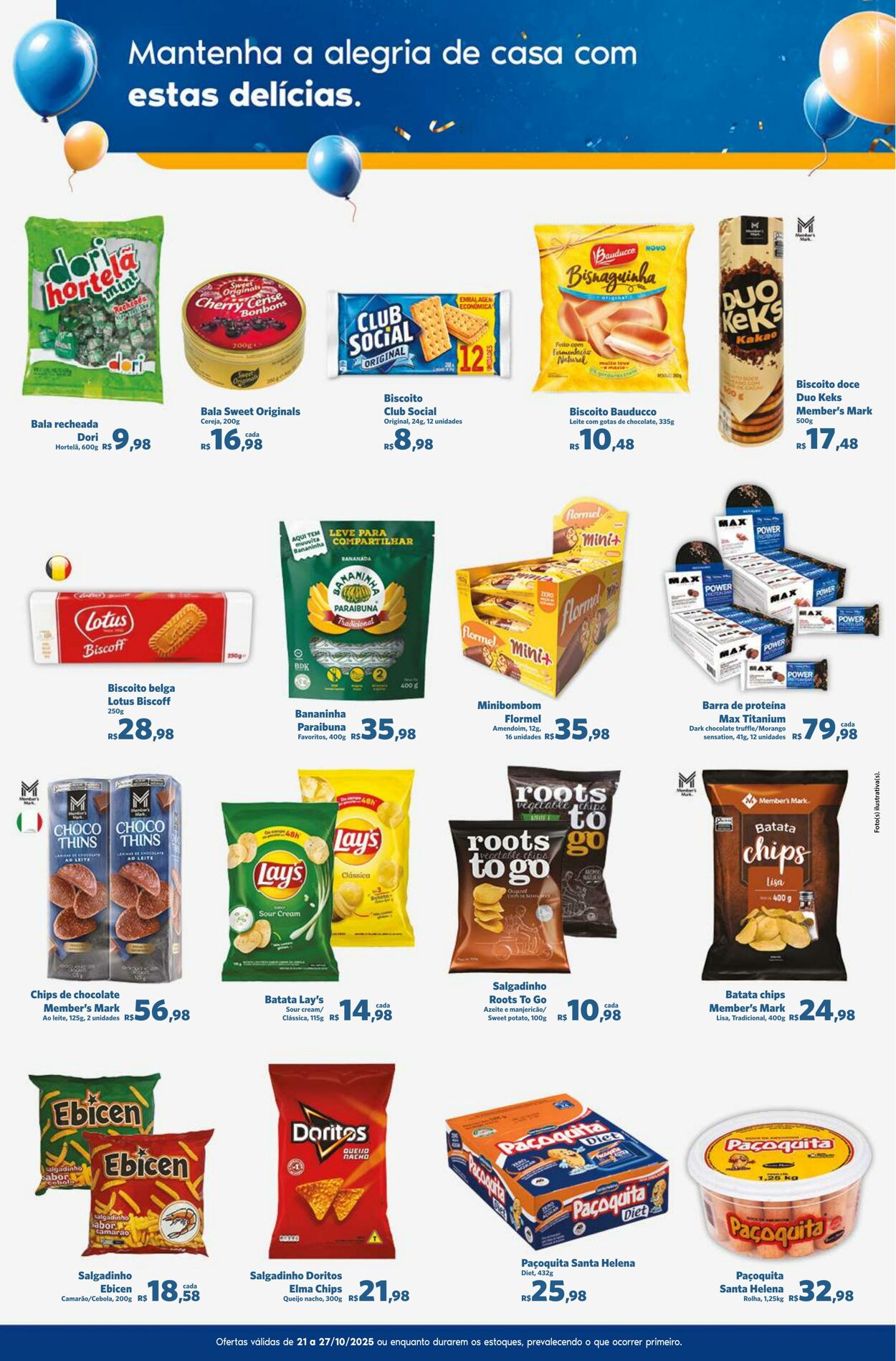 Folheto Sam's Club 21.10.2025 - 27.10.2025