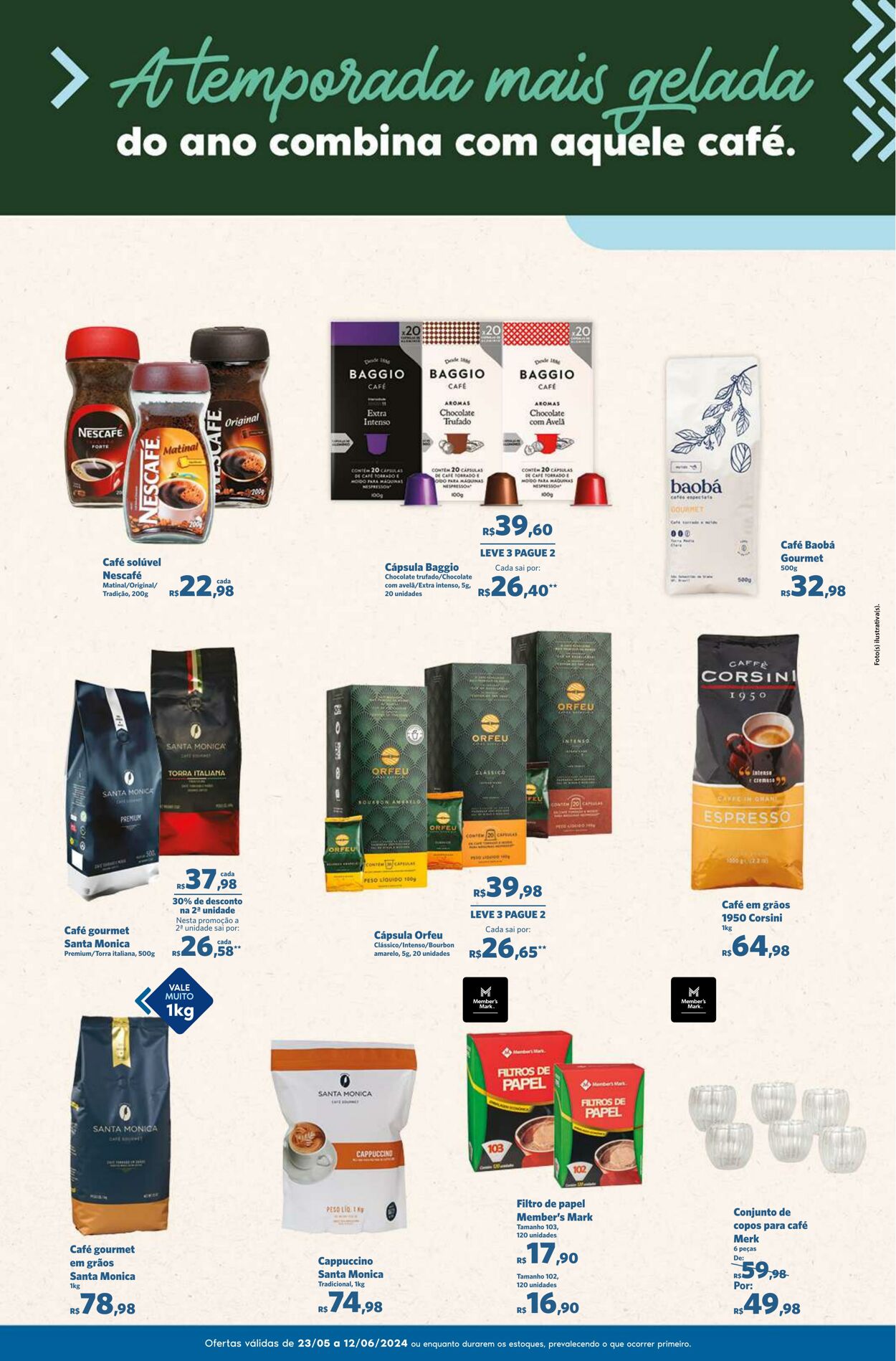 Folheto Sam's Club 23.05.2024 - 12.06.2024