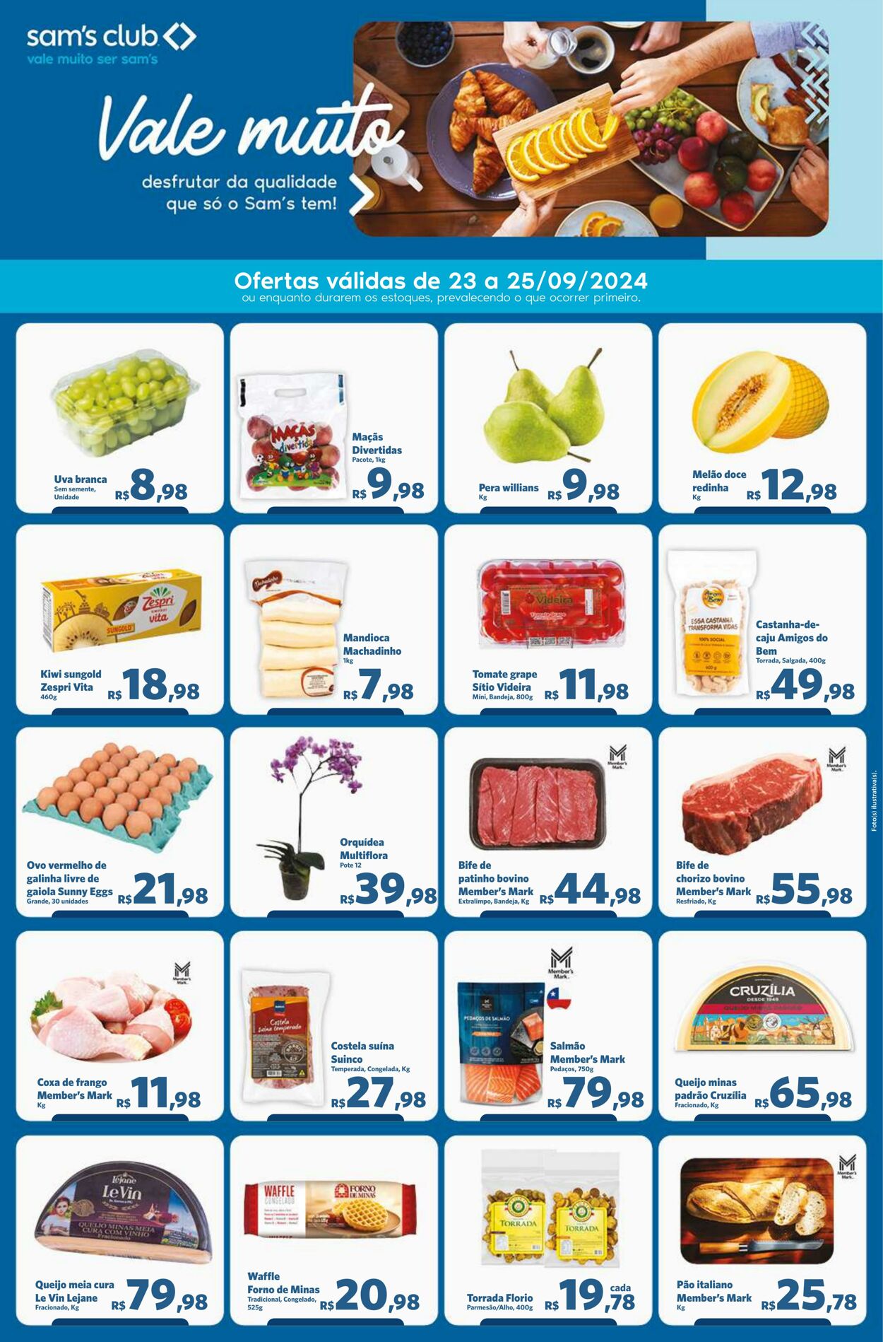 Folheto Sam's Club 23.09.2024 - 25.09.2024