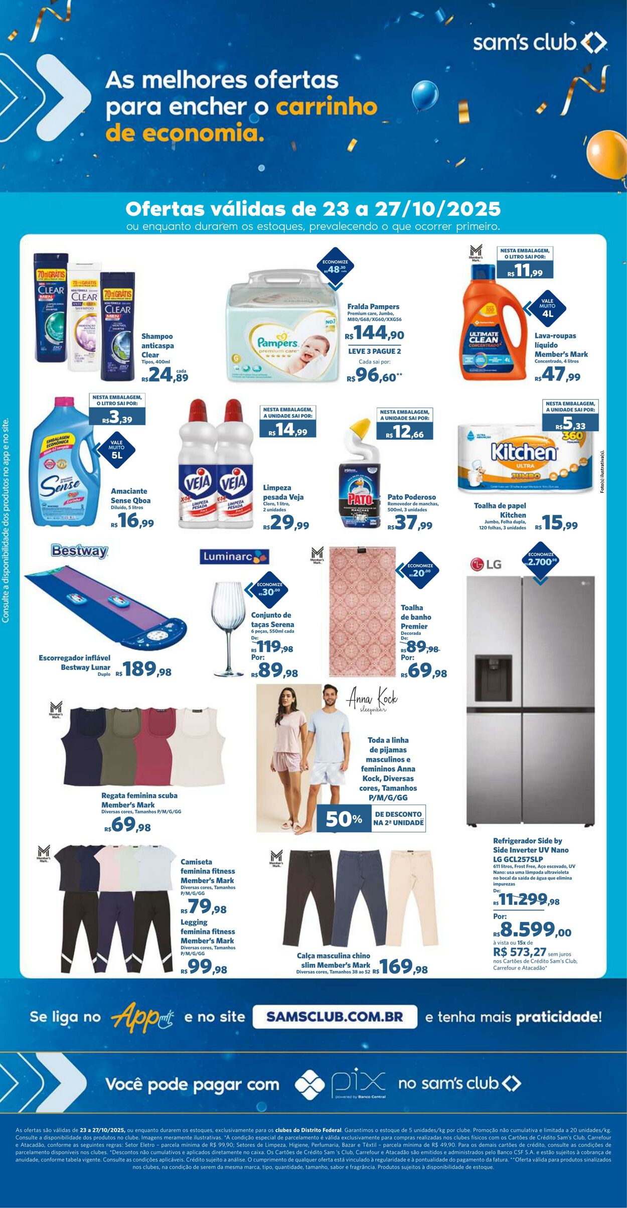 Folheto Sam's Club 23.10.2025 - 27.10.2025