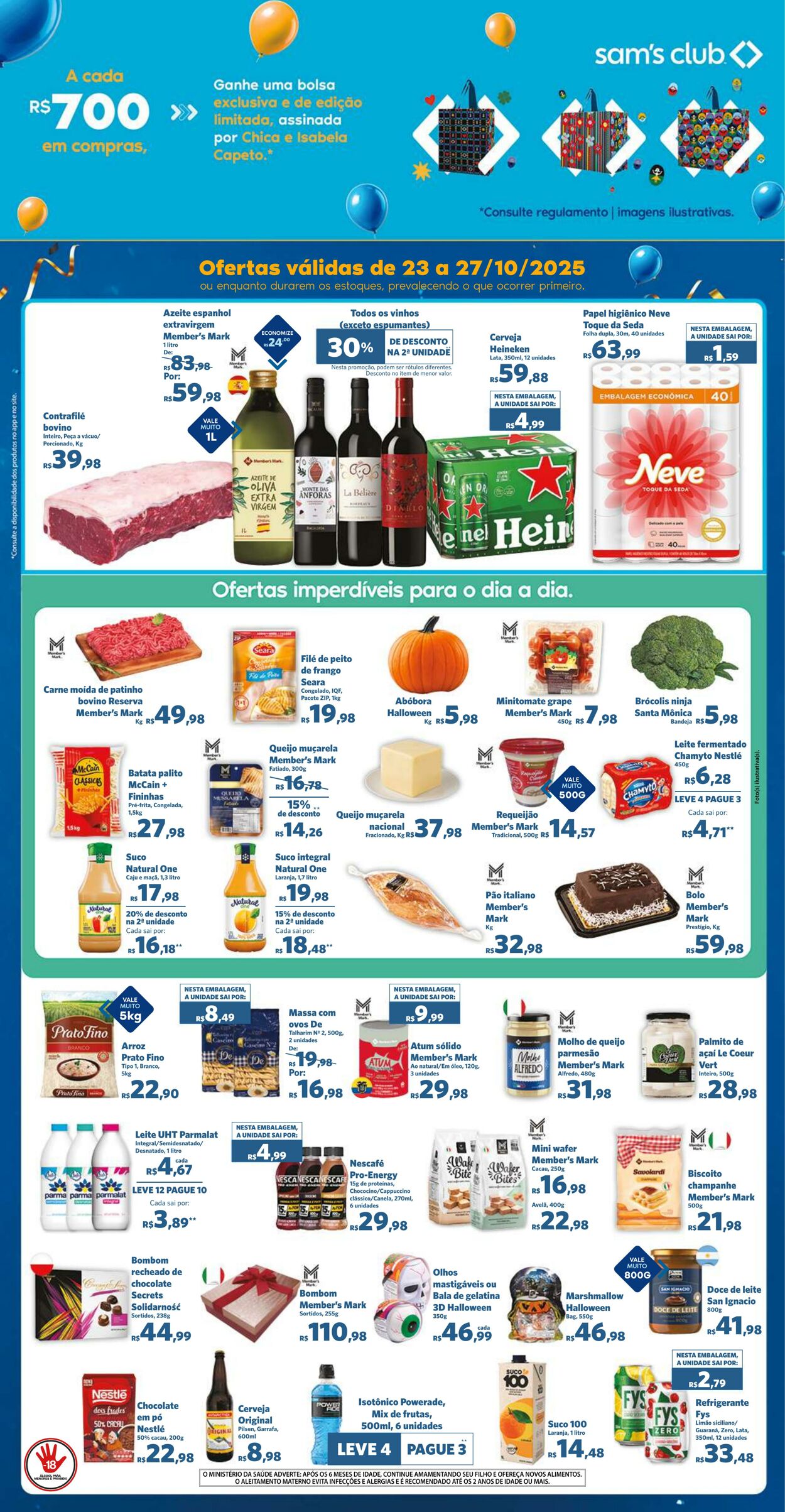 Folheto Sam's Club 23.10.2025 - 27.10.2025