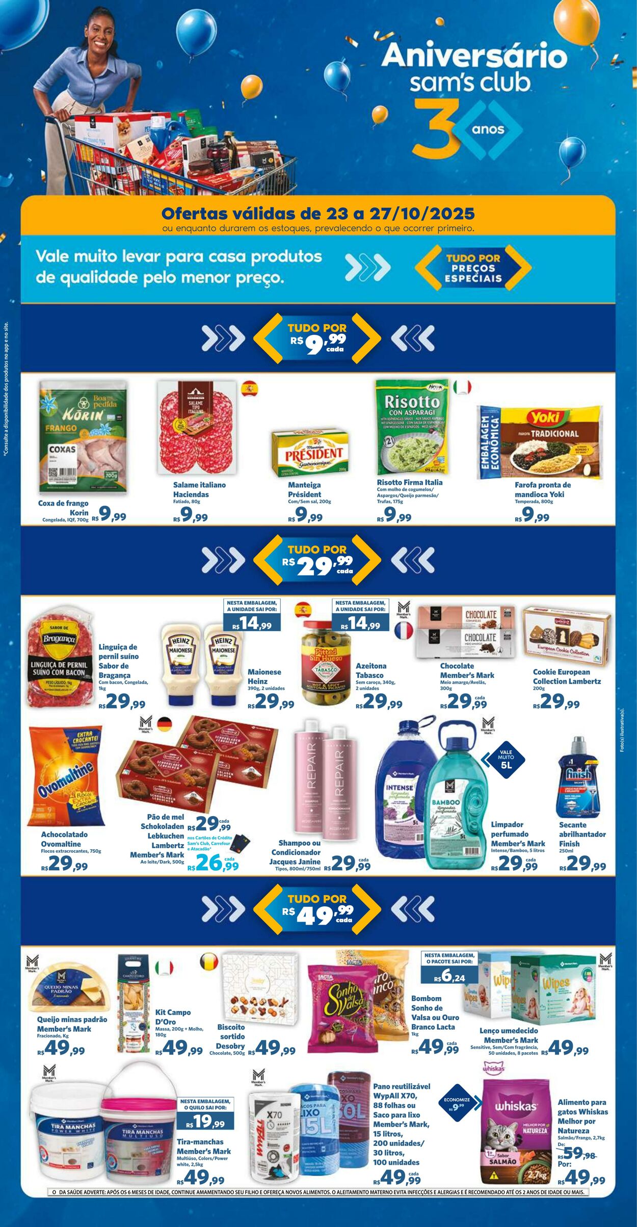 Folheto Sam's Club 23.10.2025 - 27.10.2025