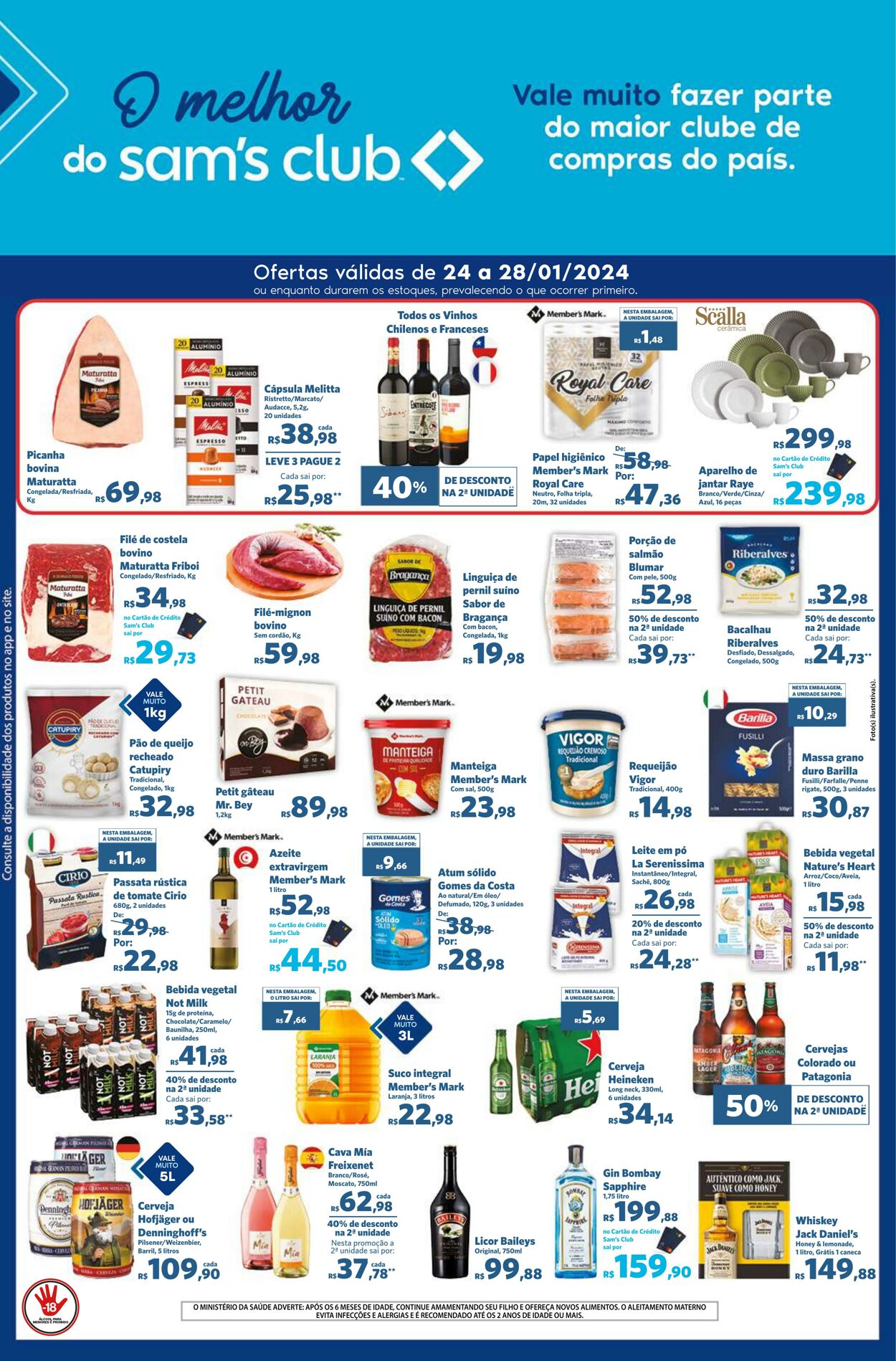 Folheto Sam's Club 24.01.2024 - 28.01.2024