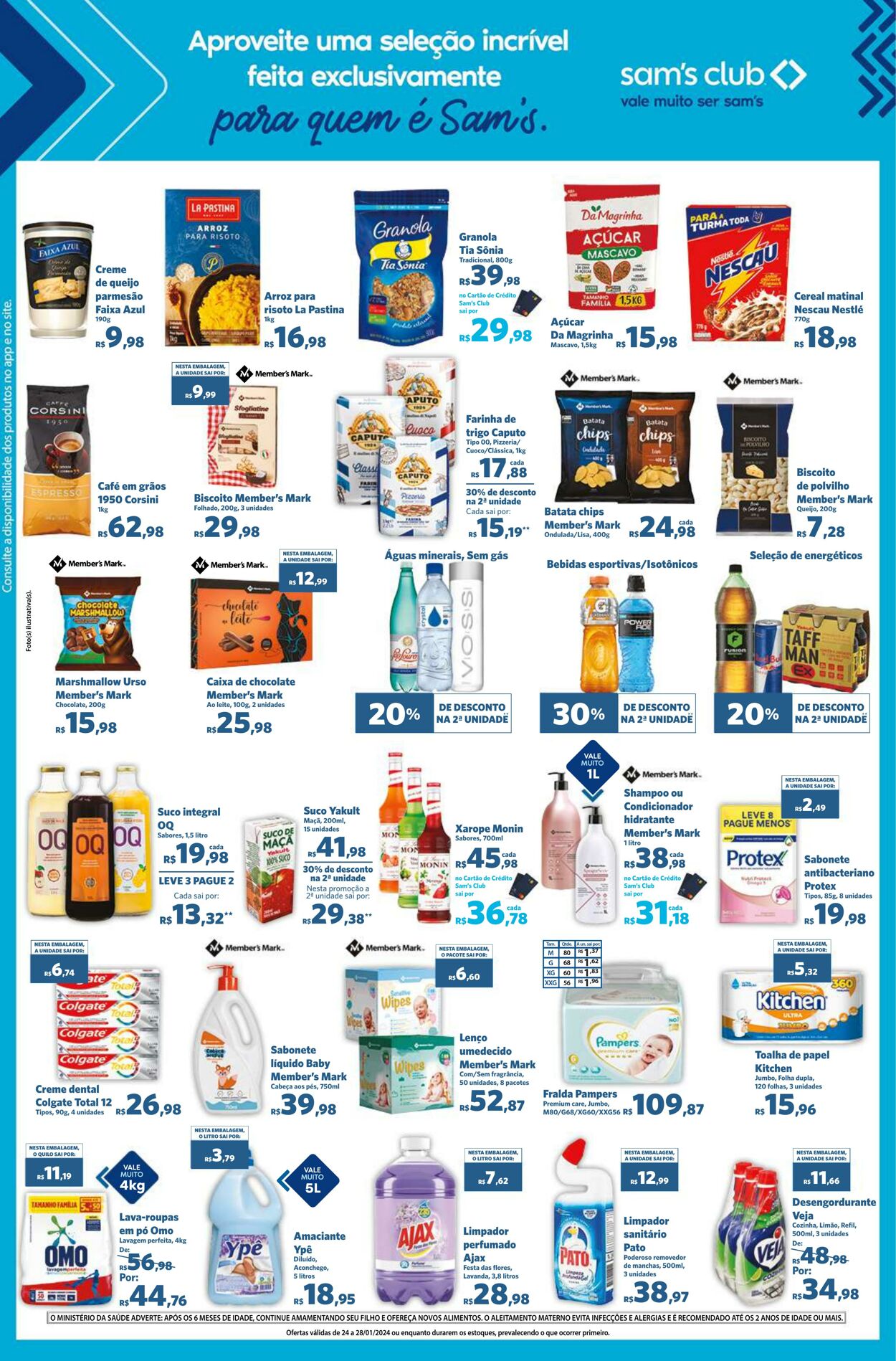 Folheto Sam's Club 24.01.2024 - 28.01.2024