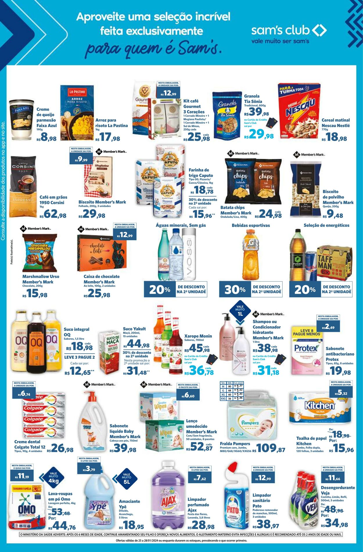 Folheto Sam's Club 25.01.2024 - 28.01.2024