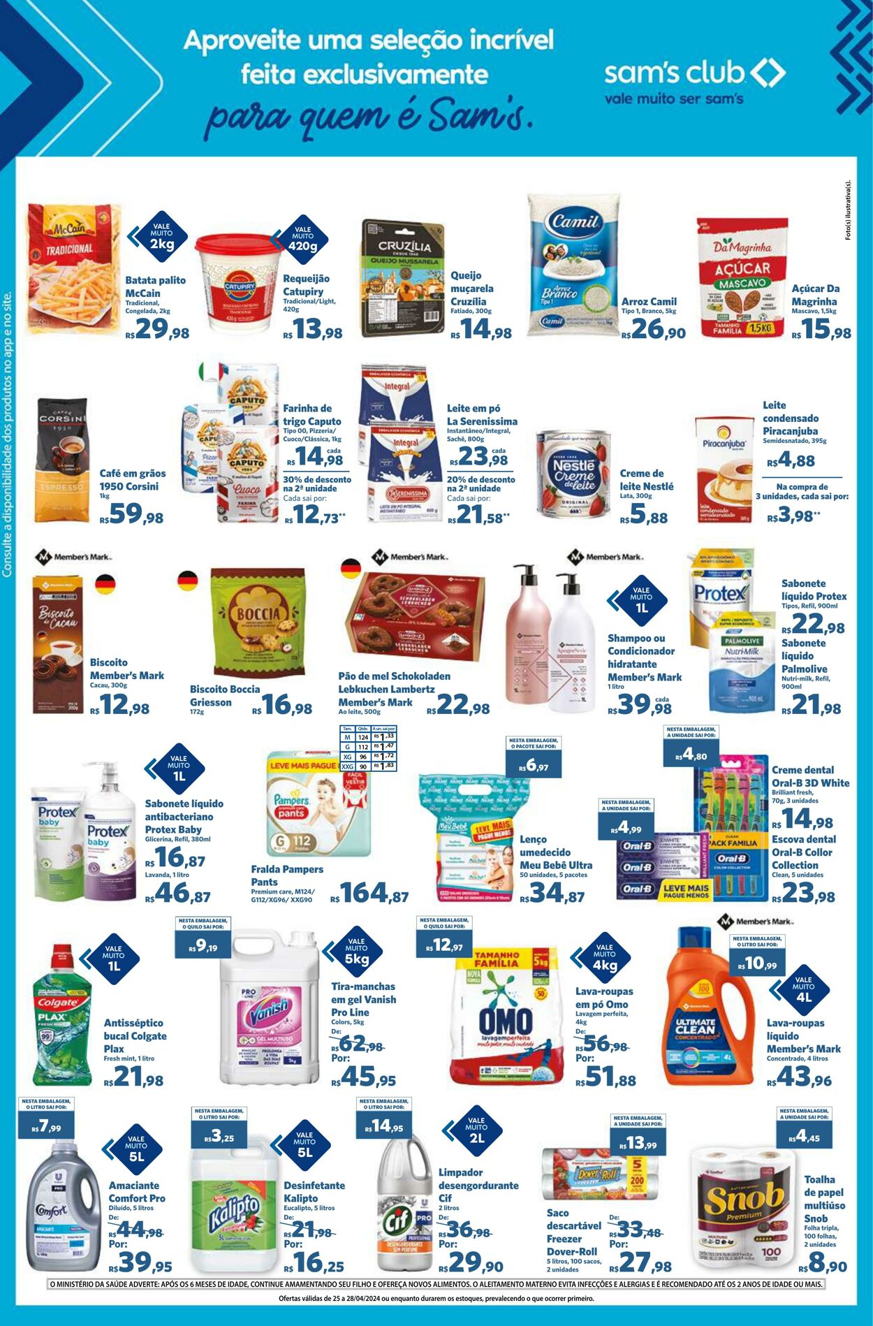 Folheto Sam's Club 25.04.2024 - 28.04.2024