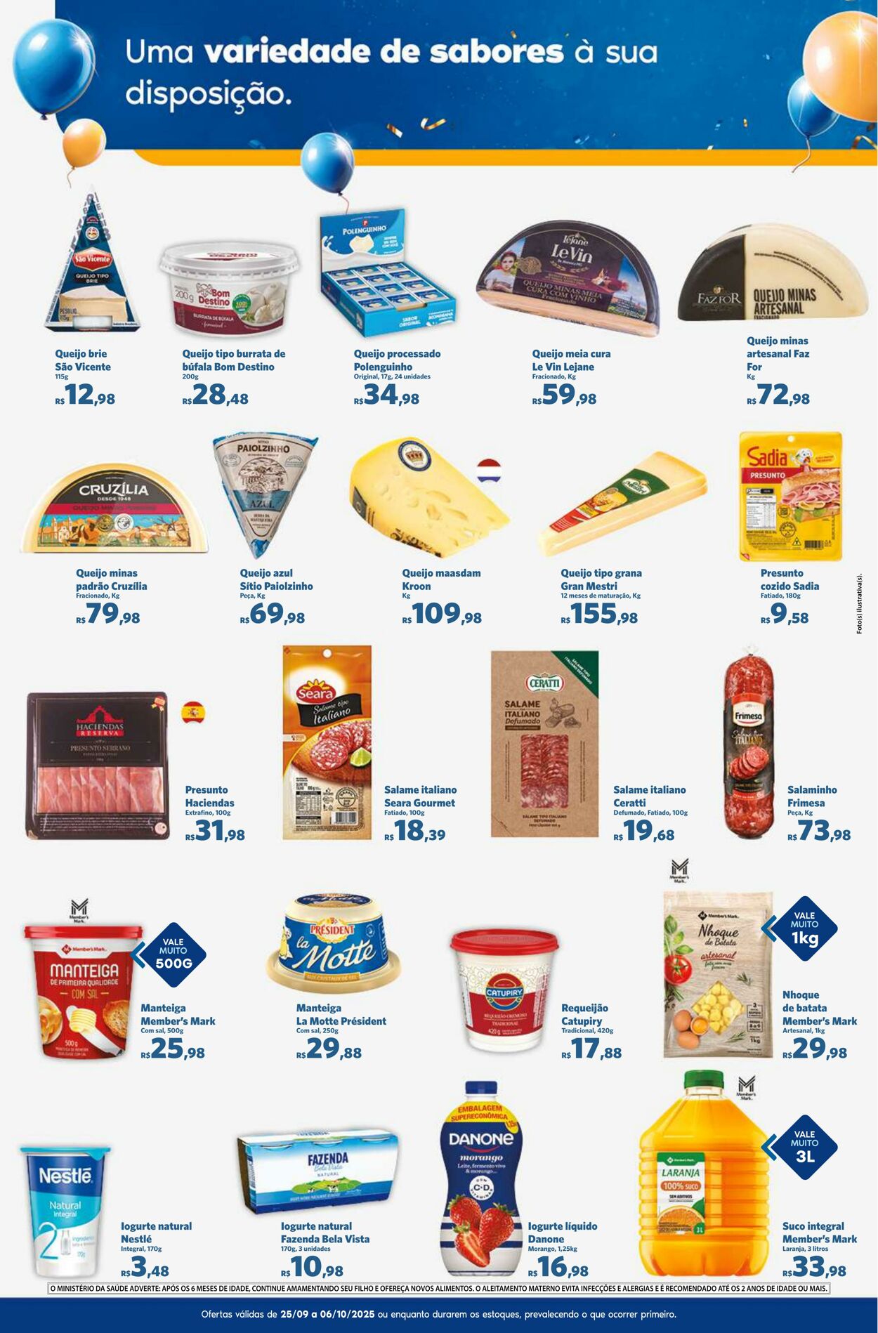 Folheto Sam's Club 25.09.2025 - 06.10.2025
