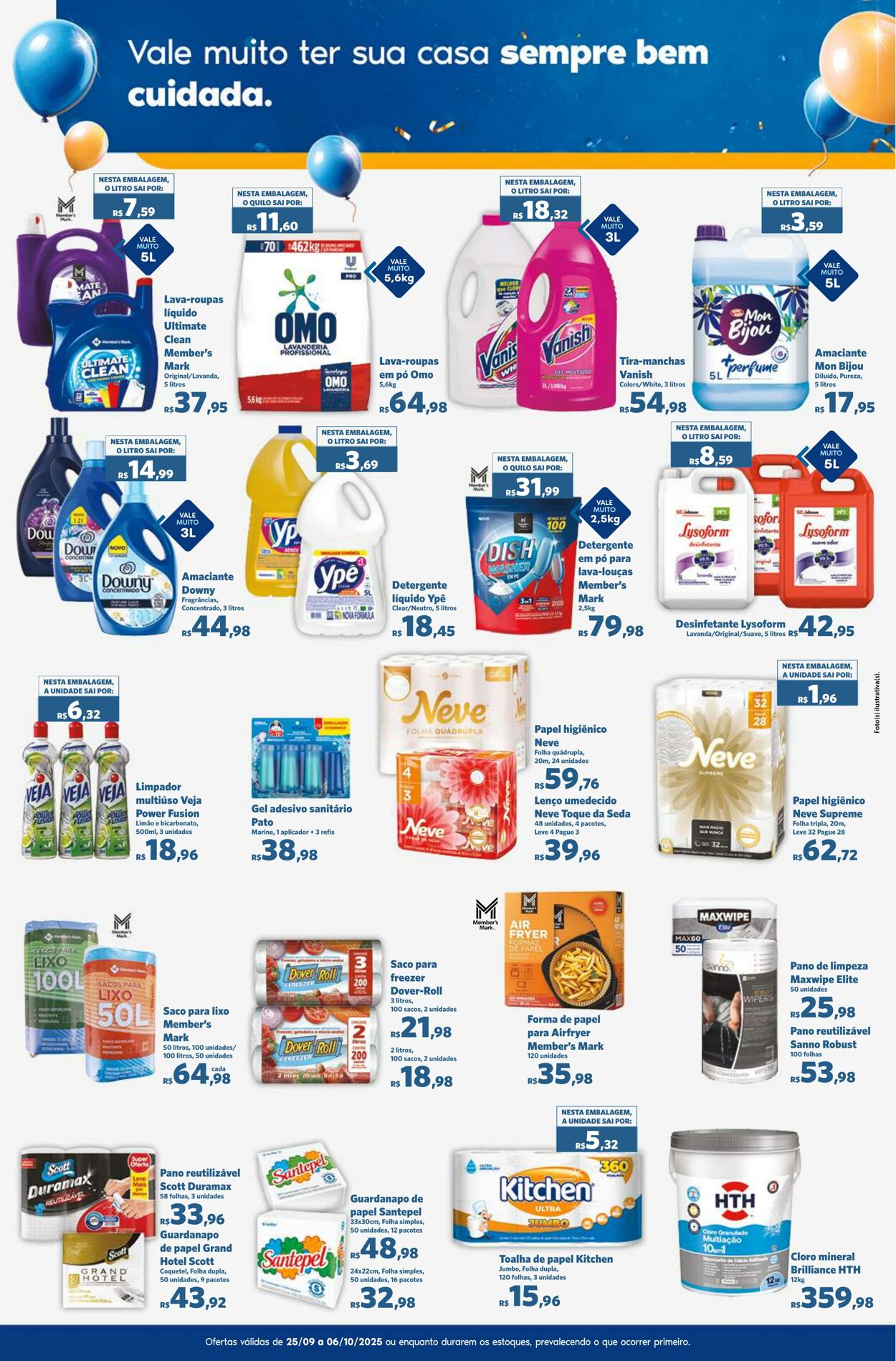 Folheto Sam's Club 25.09.2025 - 06.10.2025