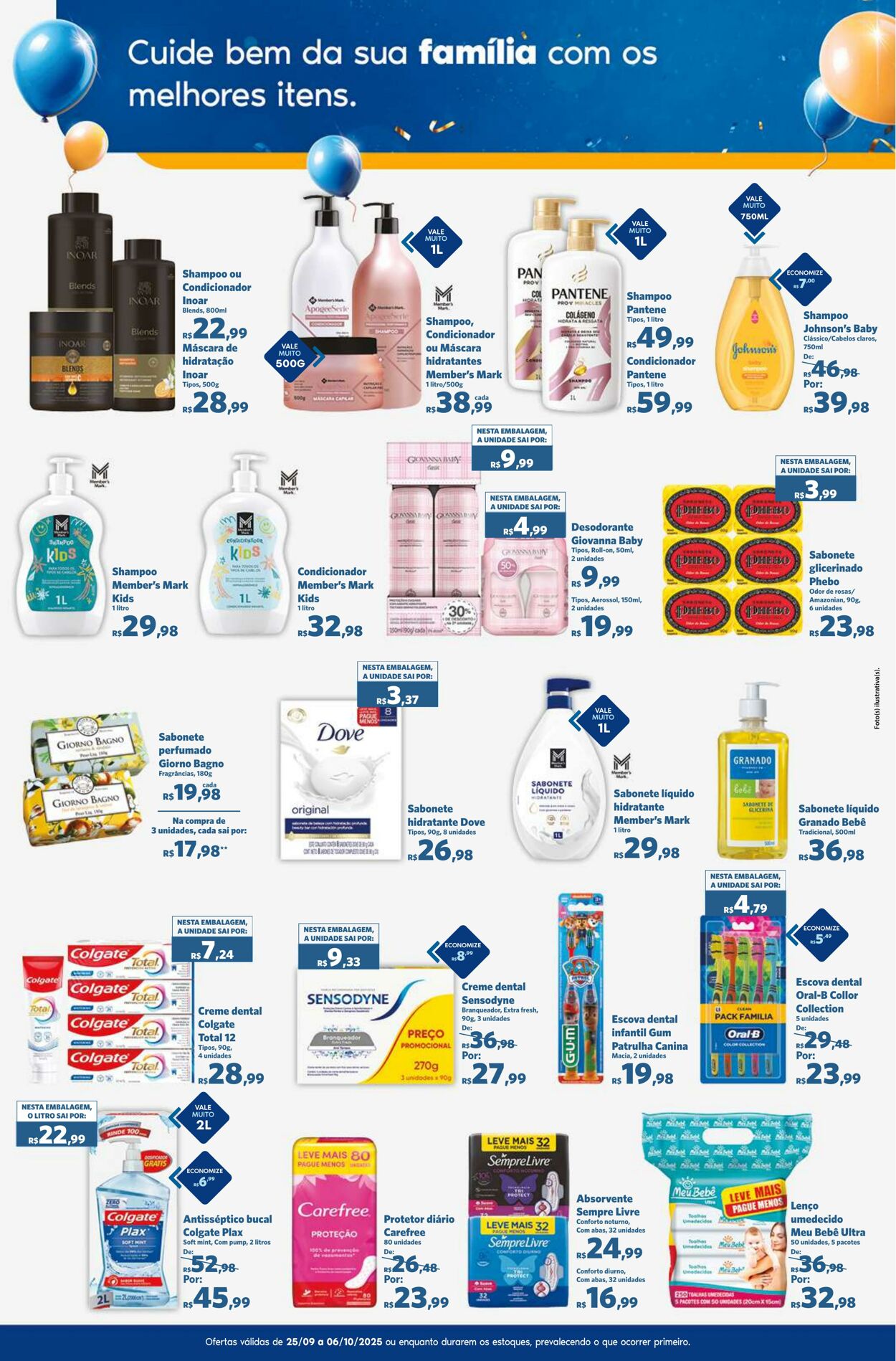 Folheto Sam's Club 25.09.2025 - 06.10.2025