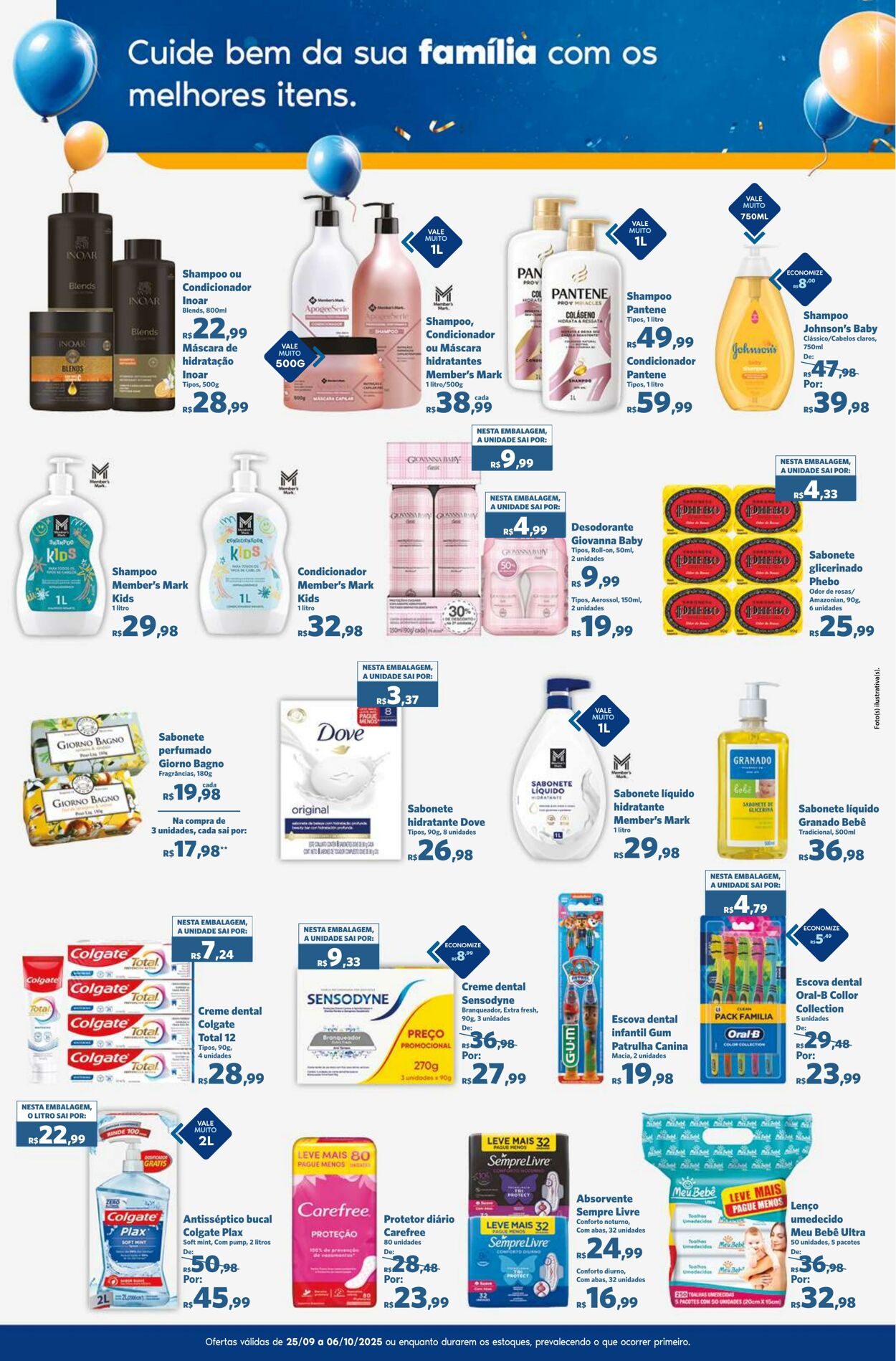Folheto Sam's Club 25.09.2025 - 06.10.2025