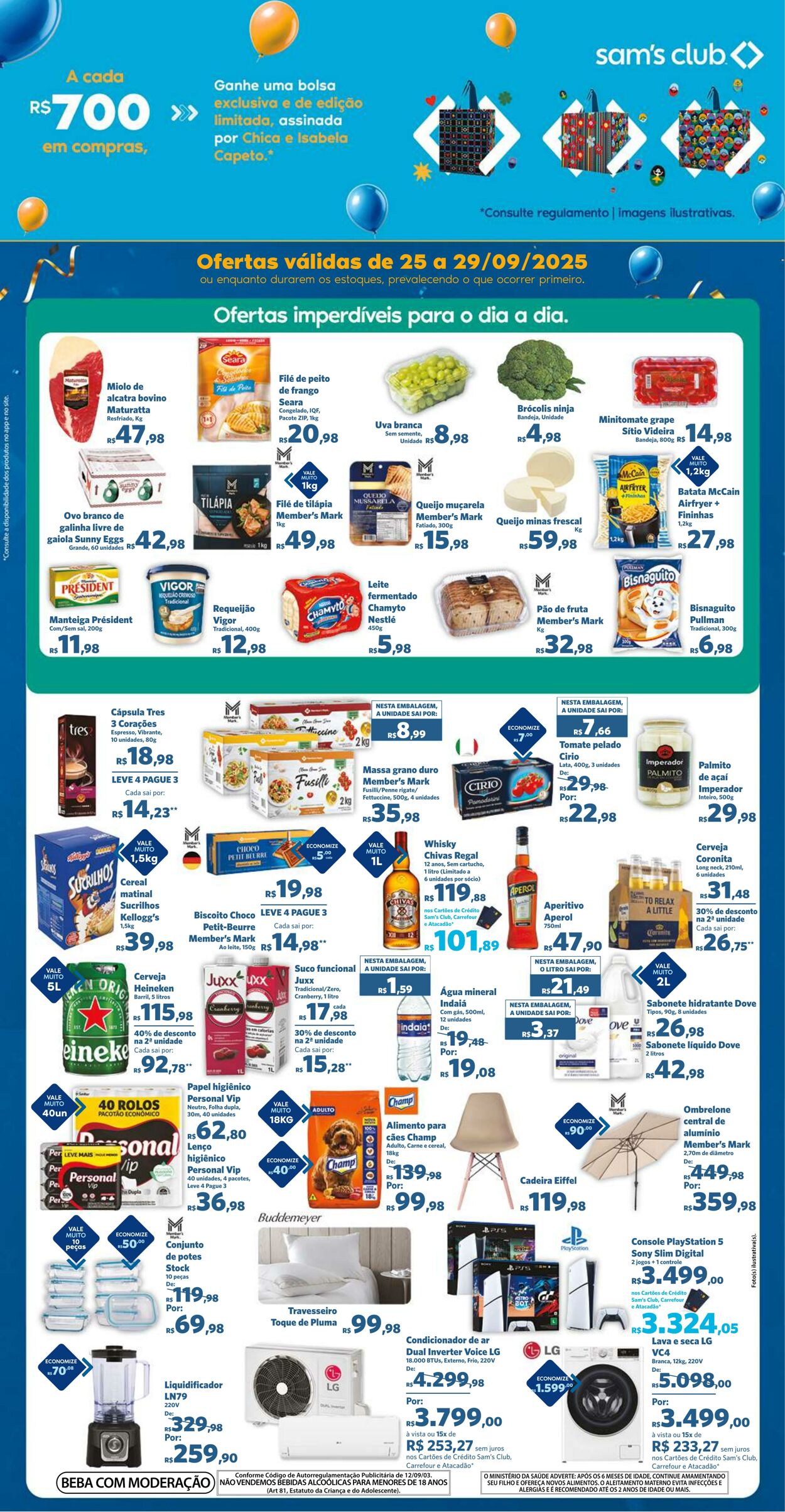 Folheto Sam's Club 25.09.2025 - 29.09.2025