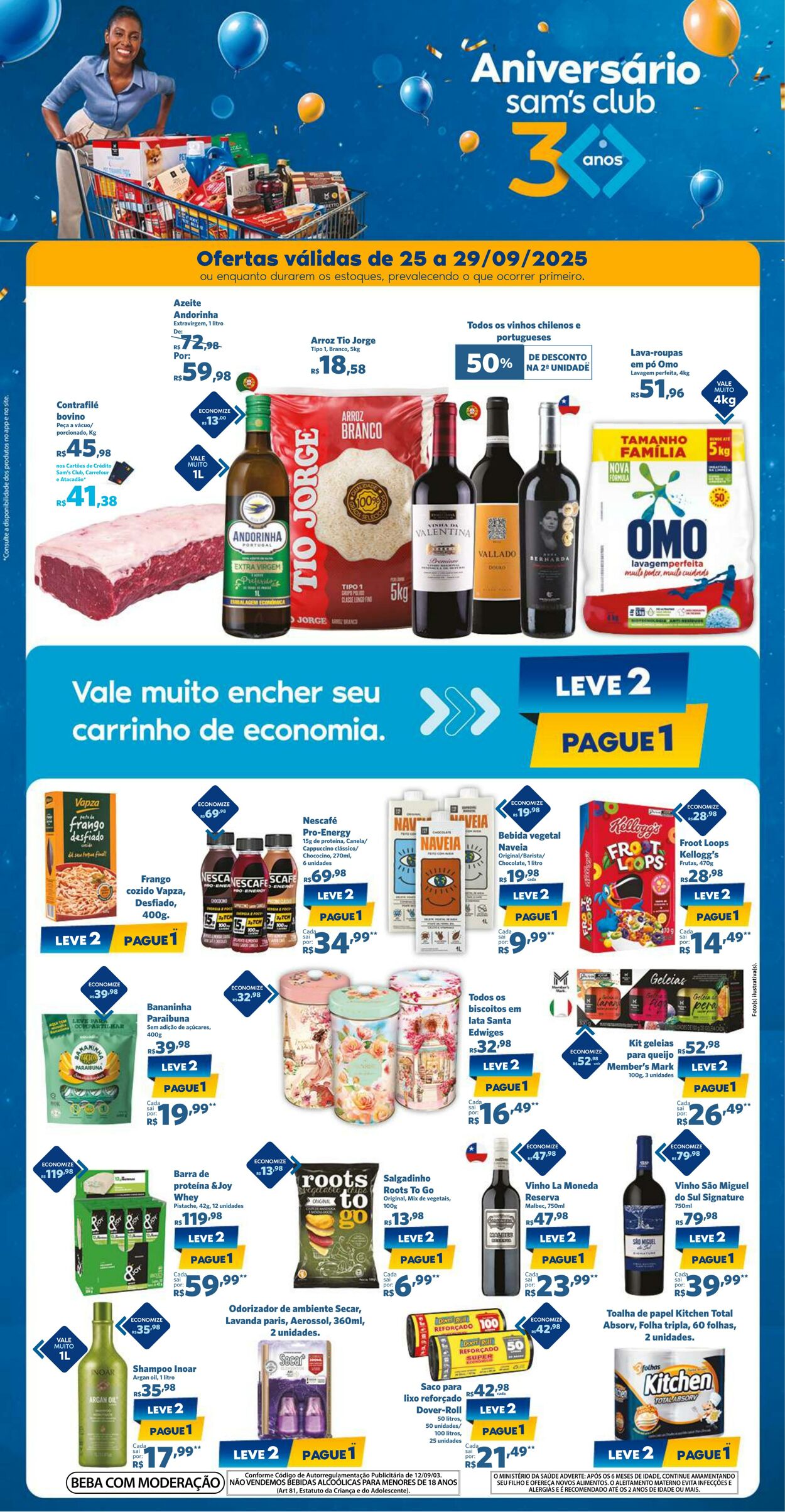 Folheto Sam's Club 25.09.2025 - 29.09.2025