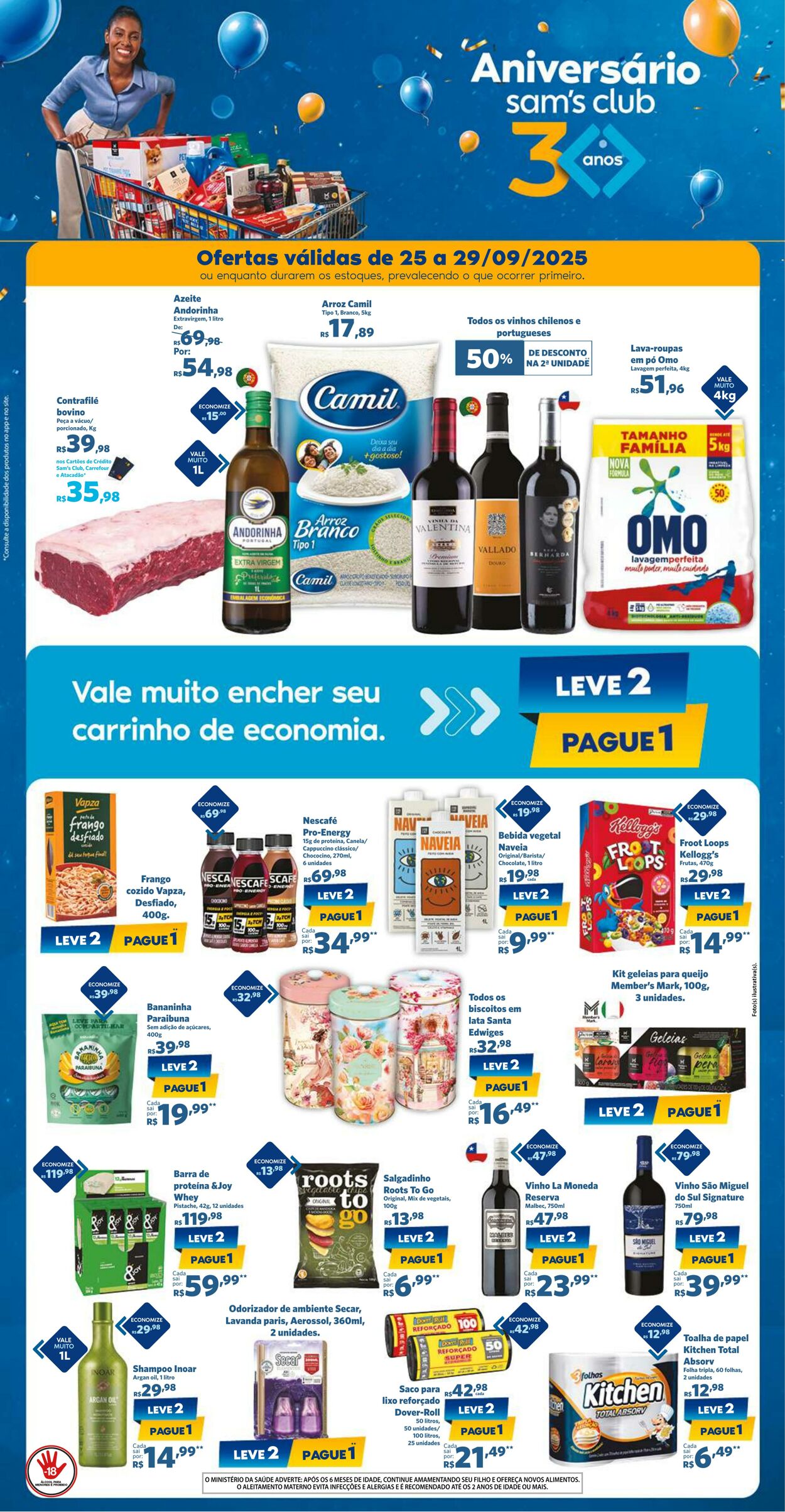 Folheto Sam's Club 25.09.2025 - 29.09.2025