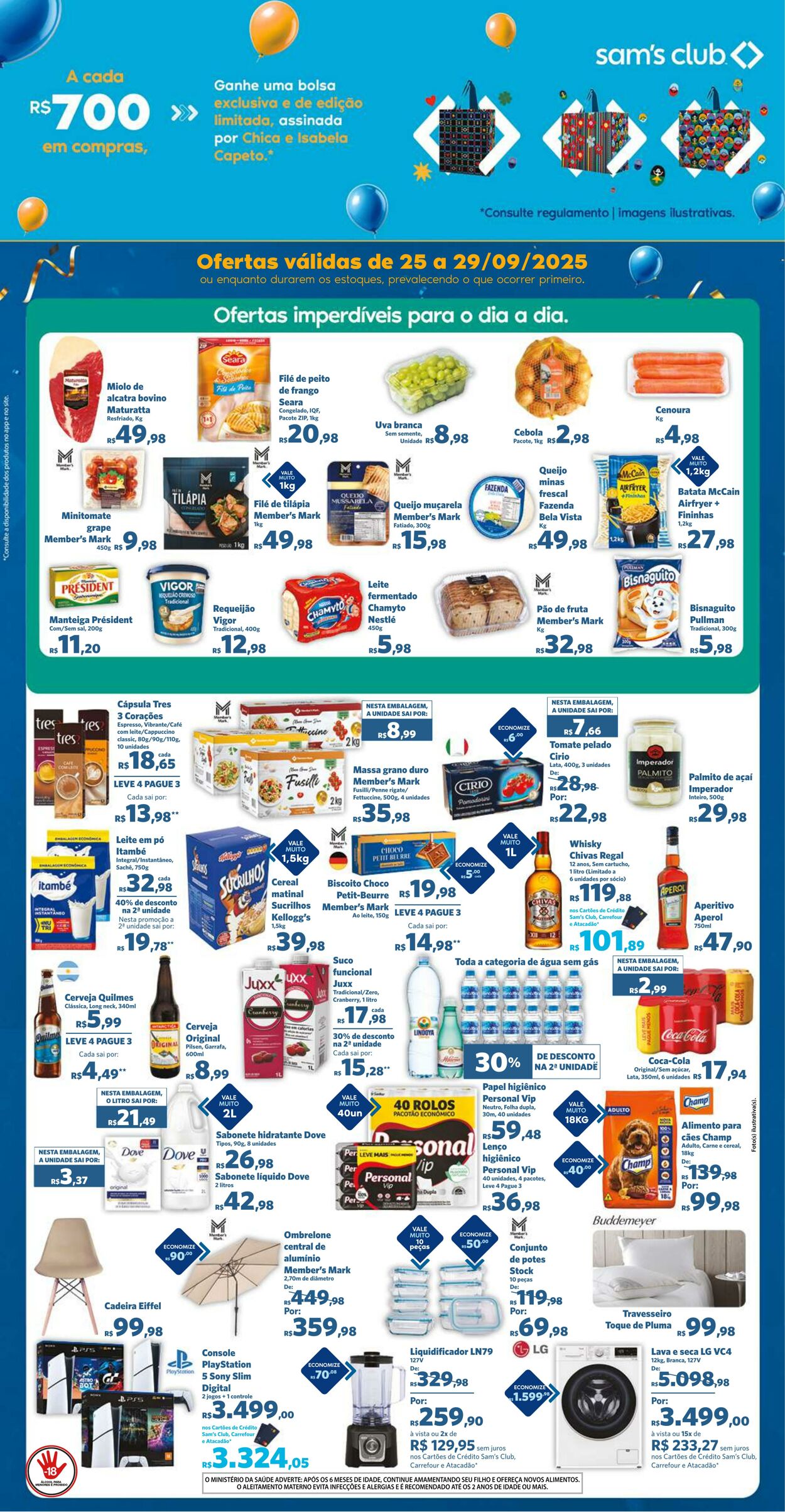 Folheto Sam's Club 25.09.2025 - 29.09.2025