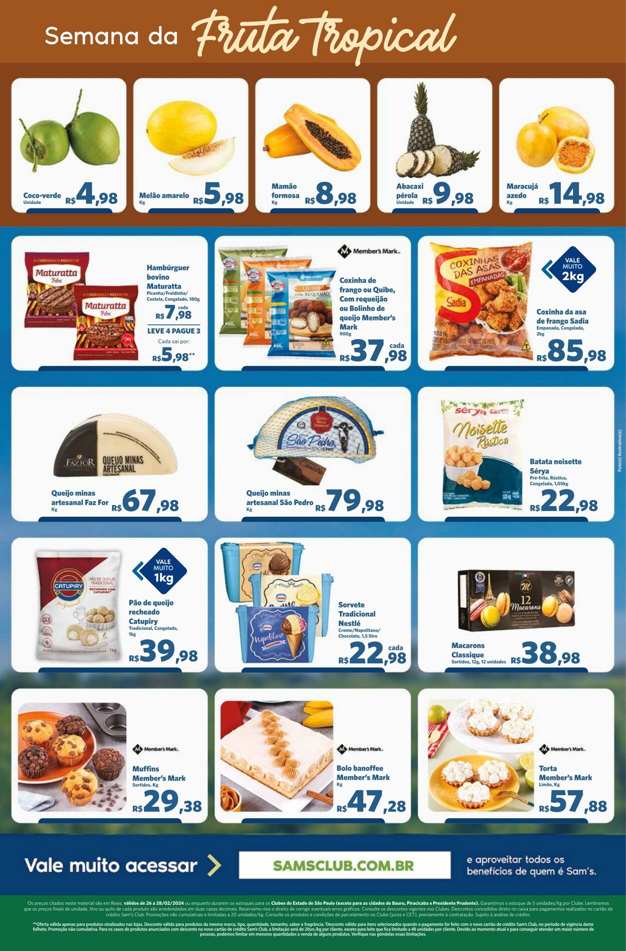 Folheto Sam's Club 26.02.2024 - 28.02.2024