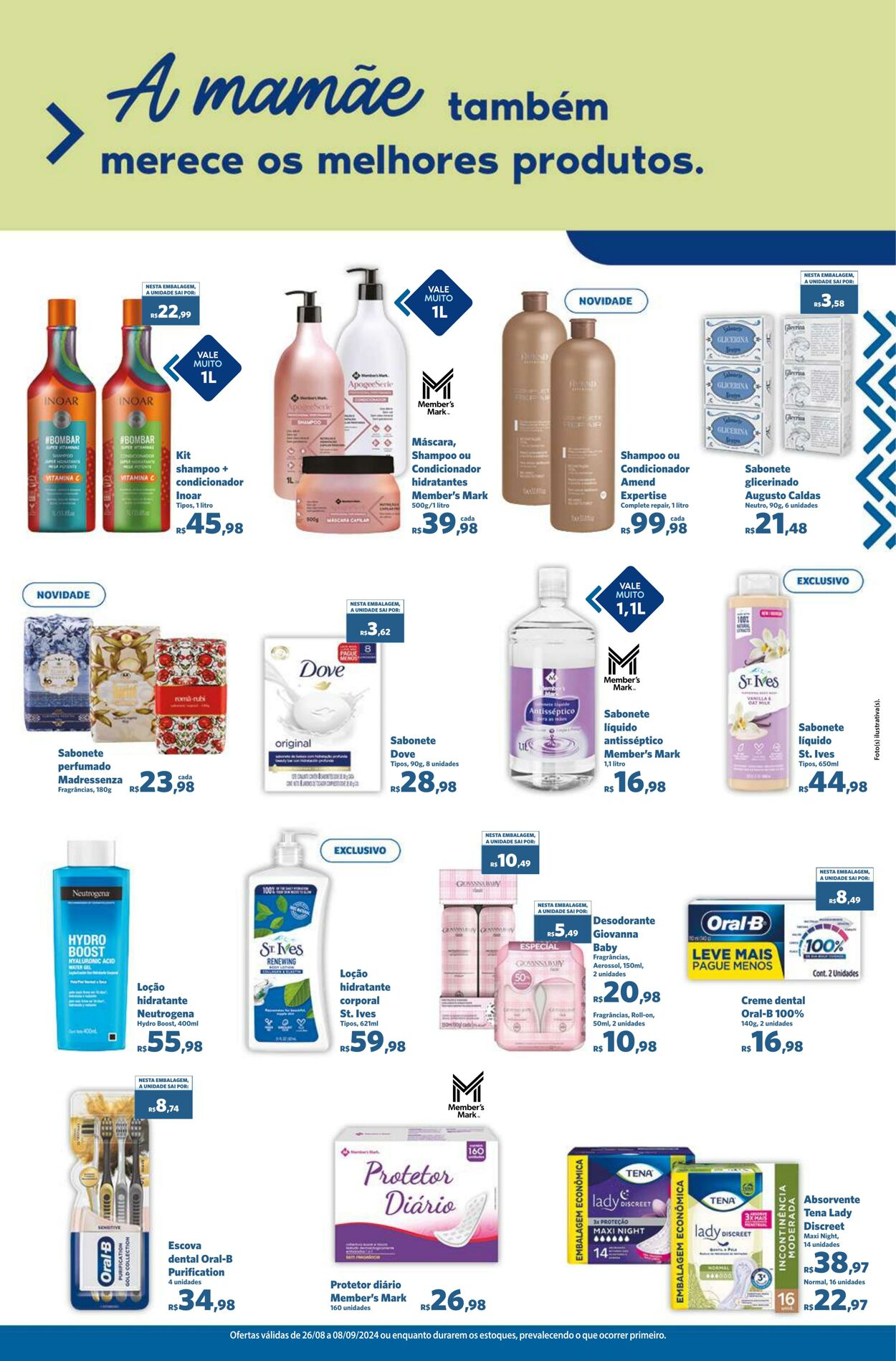 Folheto Sam's Club 26.08.2024 - 08.09.2024