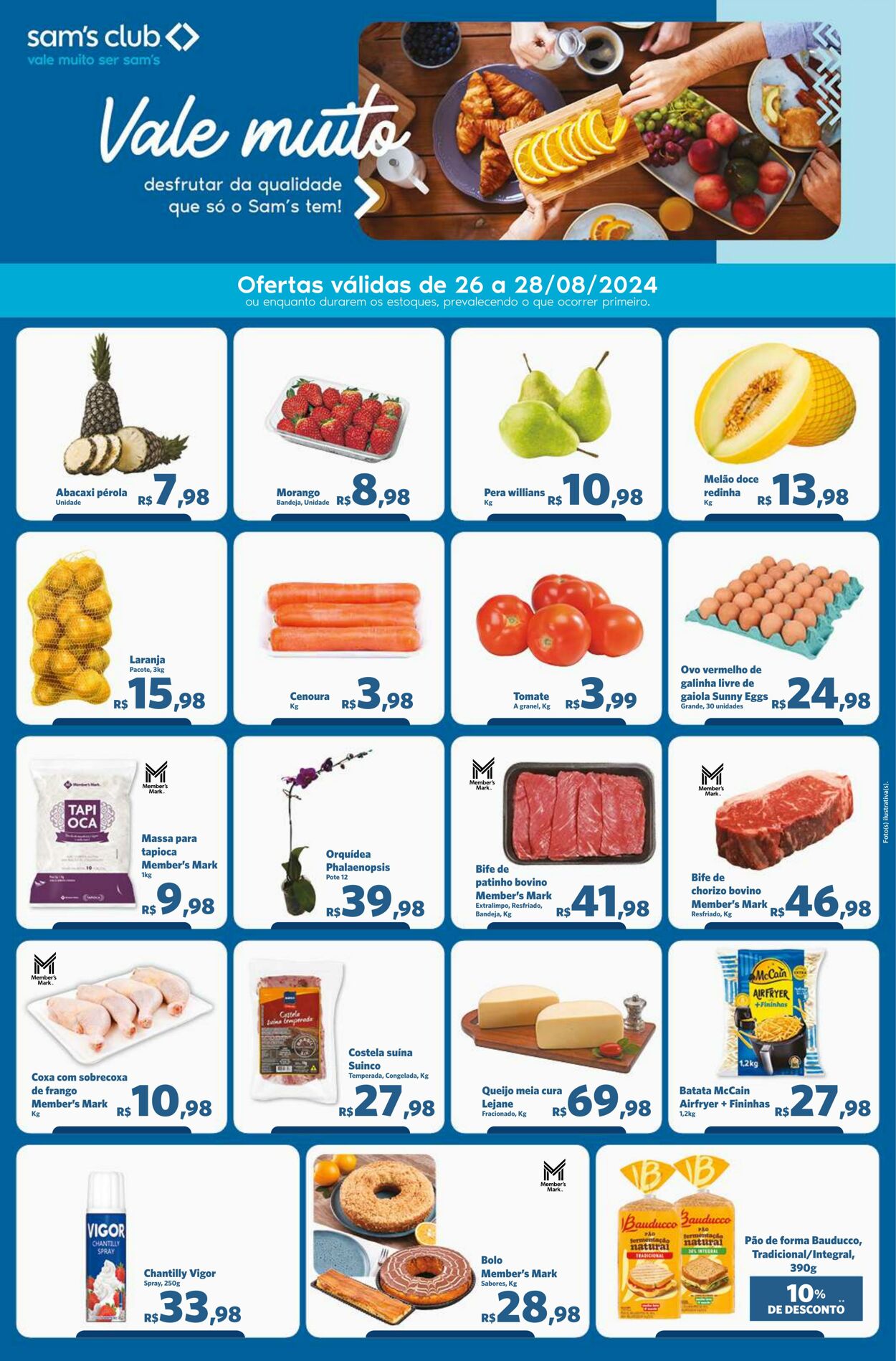 Folheto Sam's Club 26.08.2024 - 28.08.2024