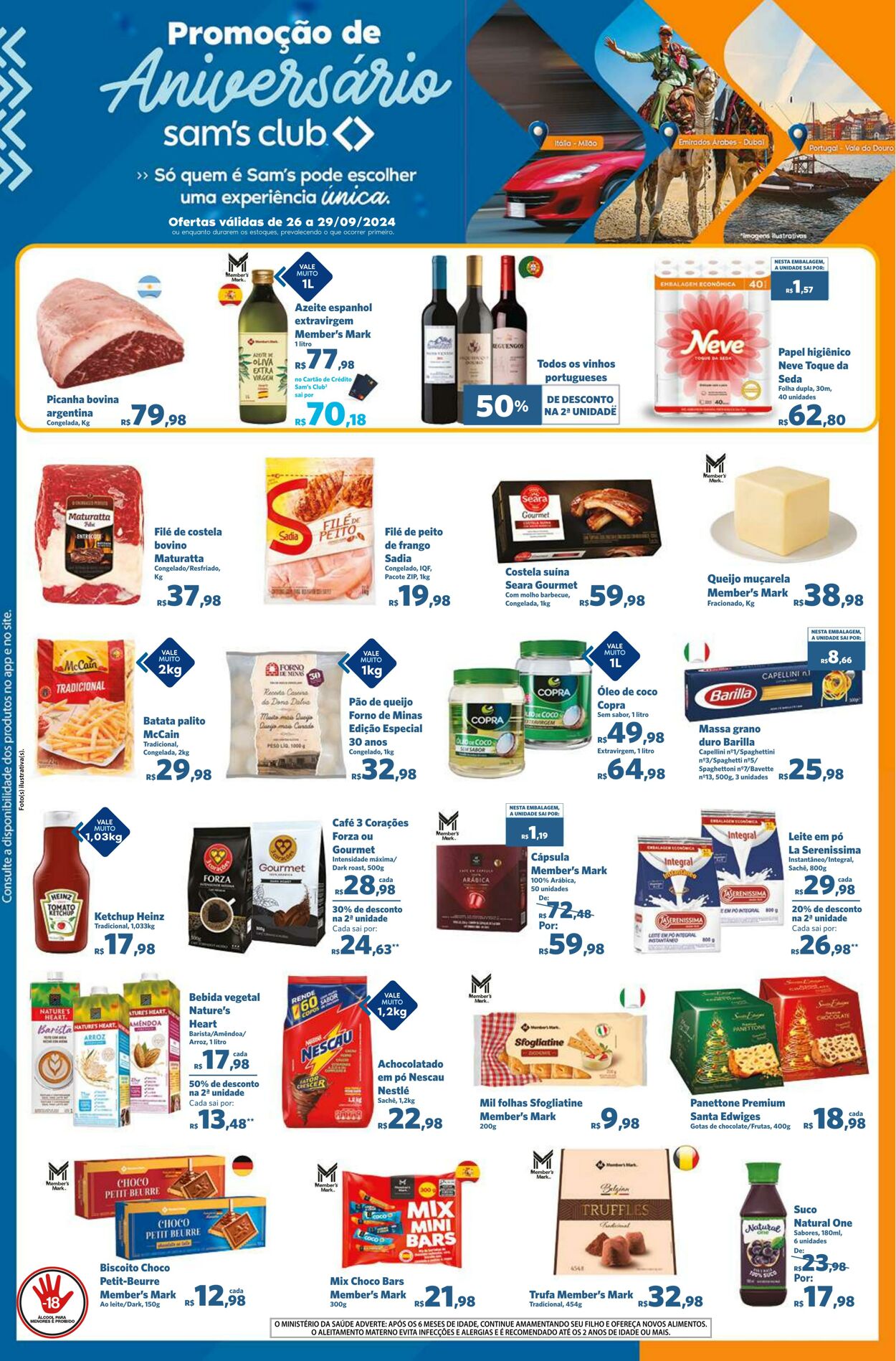 Folheto Sam's Club 26.09.2024 - 29.09.2024