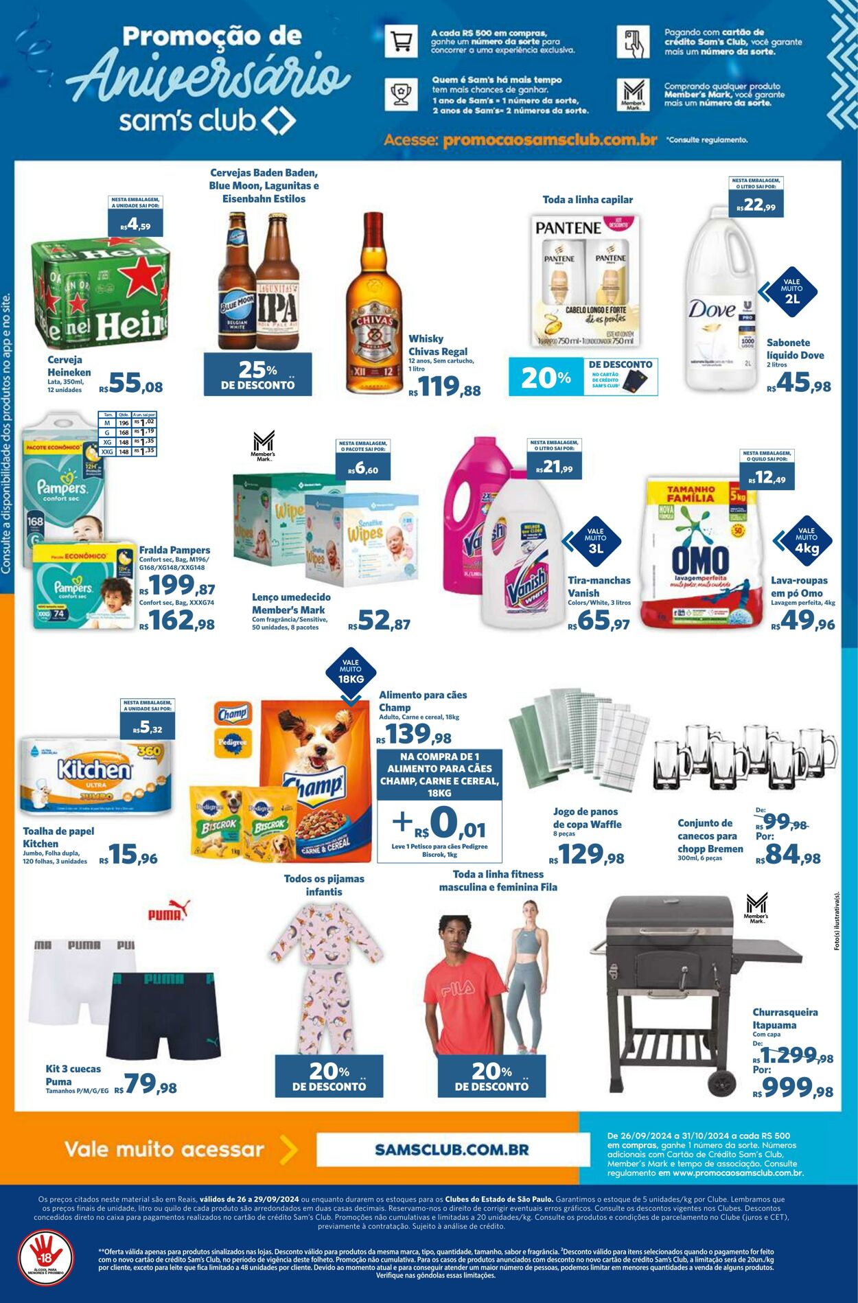 Folheto Sam's Club 26.09.2024 - 29.09.2024