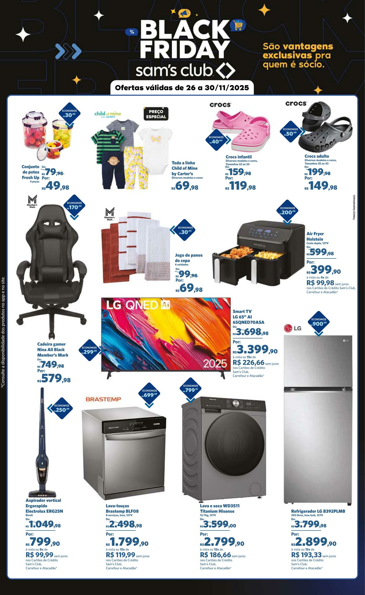 Folheto Sam's Club 26.11.2025 - 30.11.2025