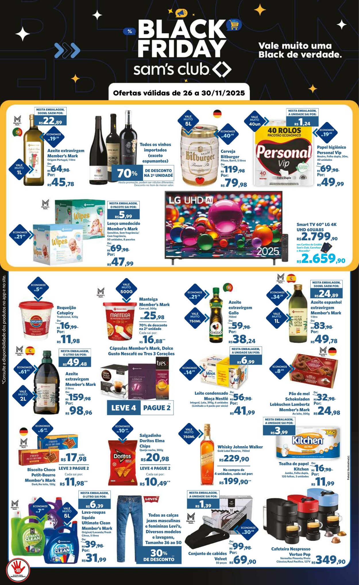 Folheto Sam's Club 26.11.2025 - 30.11.2025