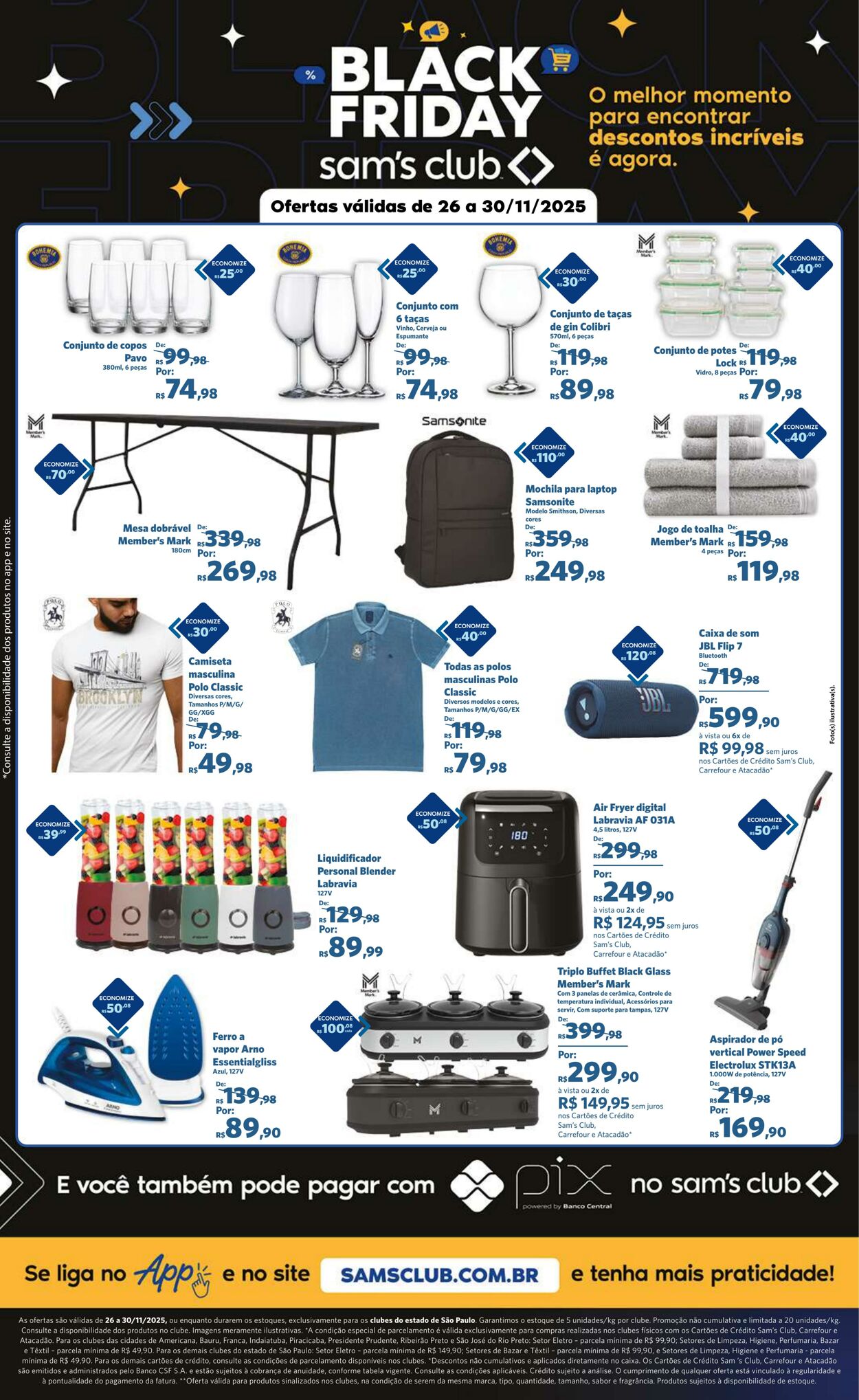 Folheto Sam's Club 26.11.2025 - 30.11.2025