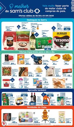 Folheto Sam's Club 28.08.2025 - 01.09.2025