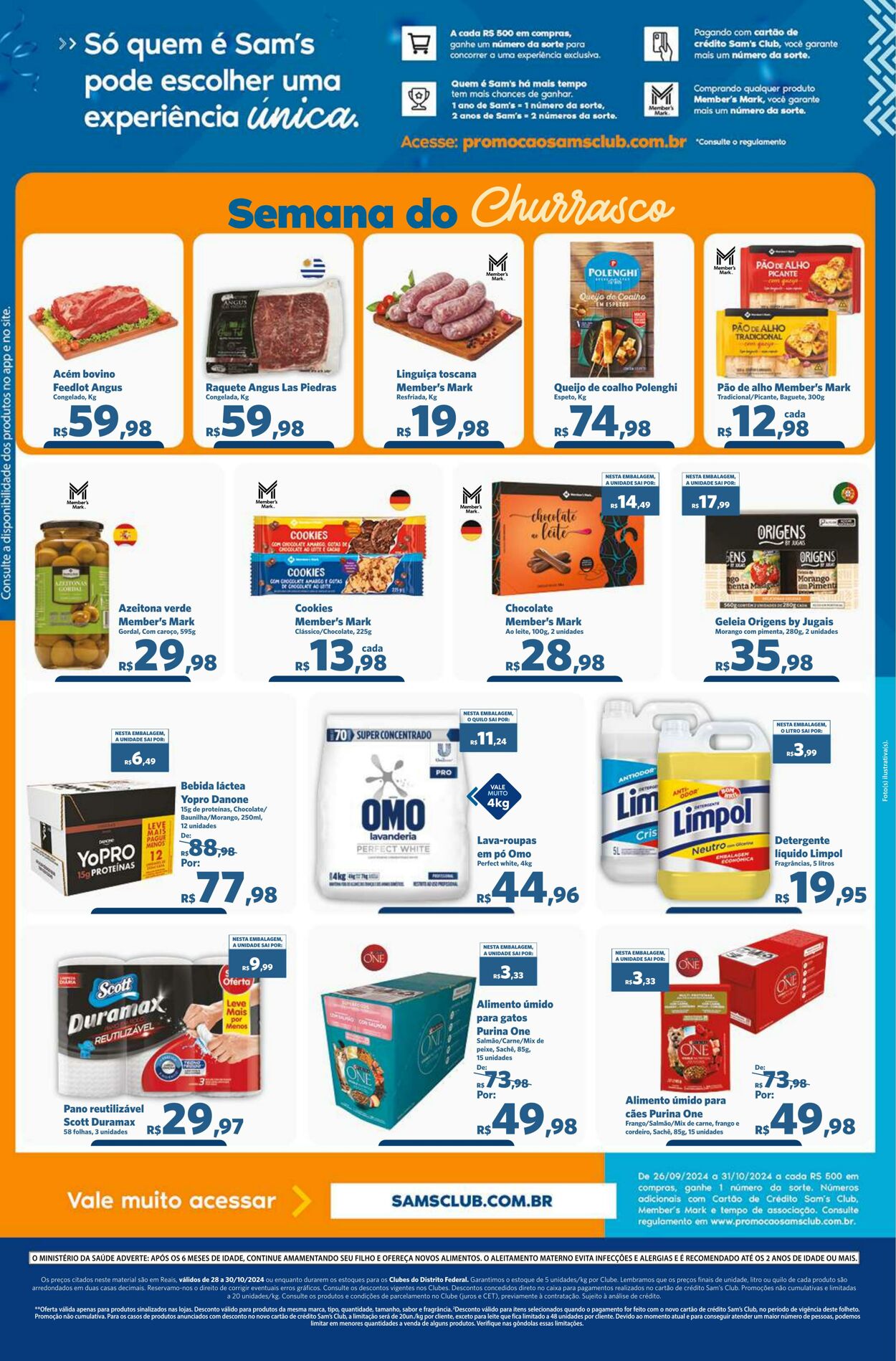 Folheto Sam's Club 28.10.2024 - 30.10.2024