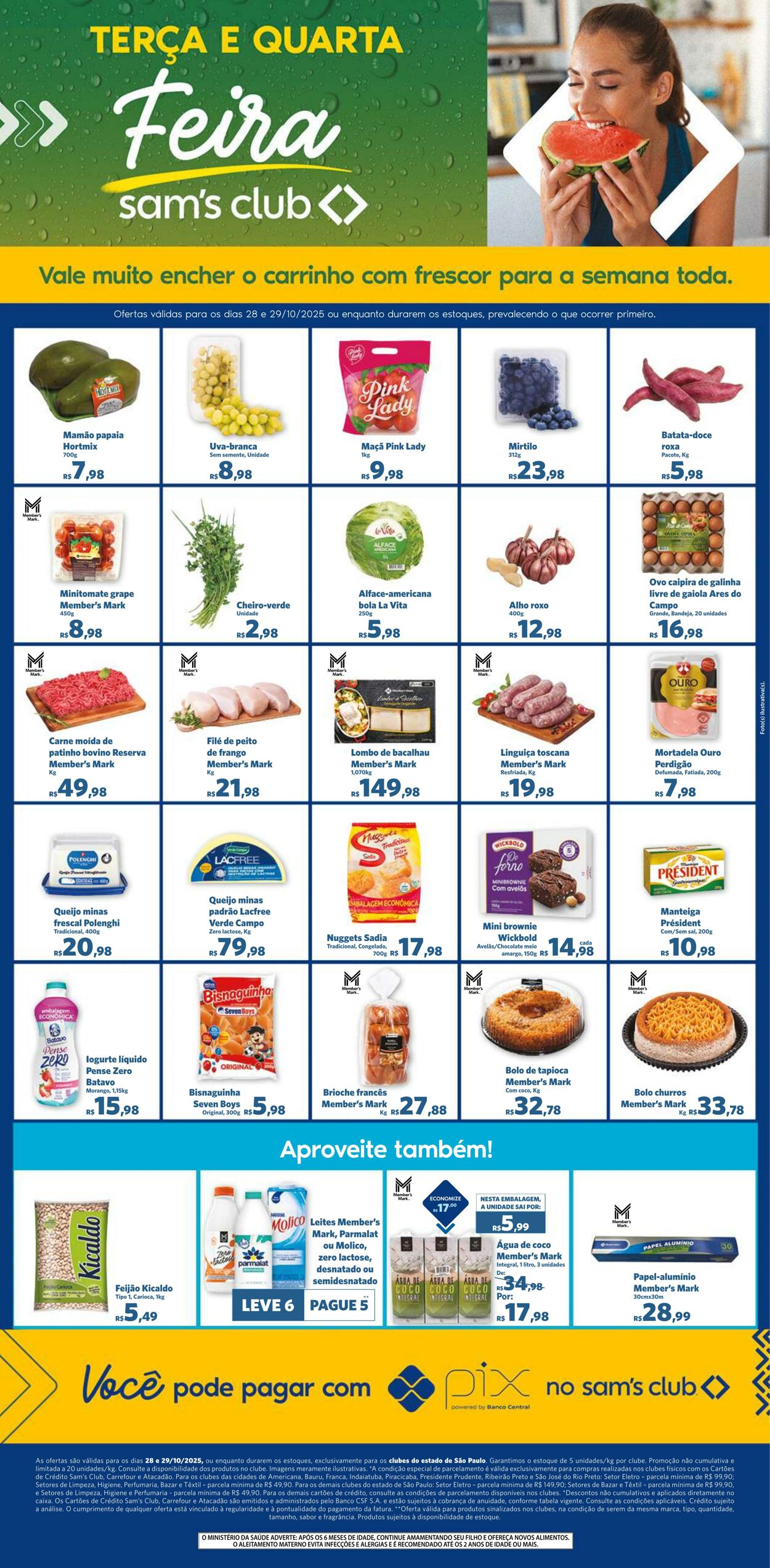 Folheto Sam's Club 28.10.2025 - 29.10.2025
