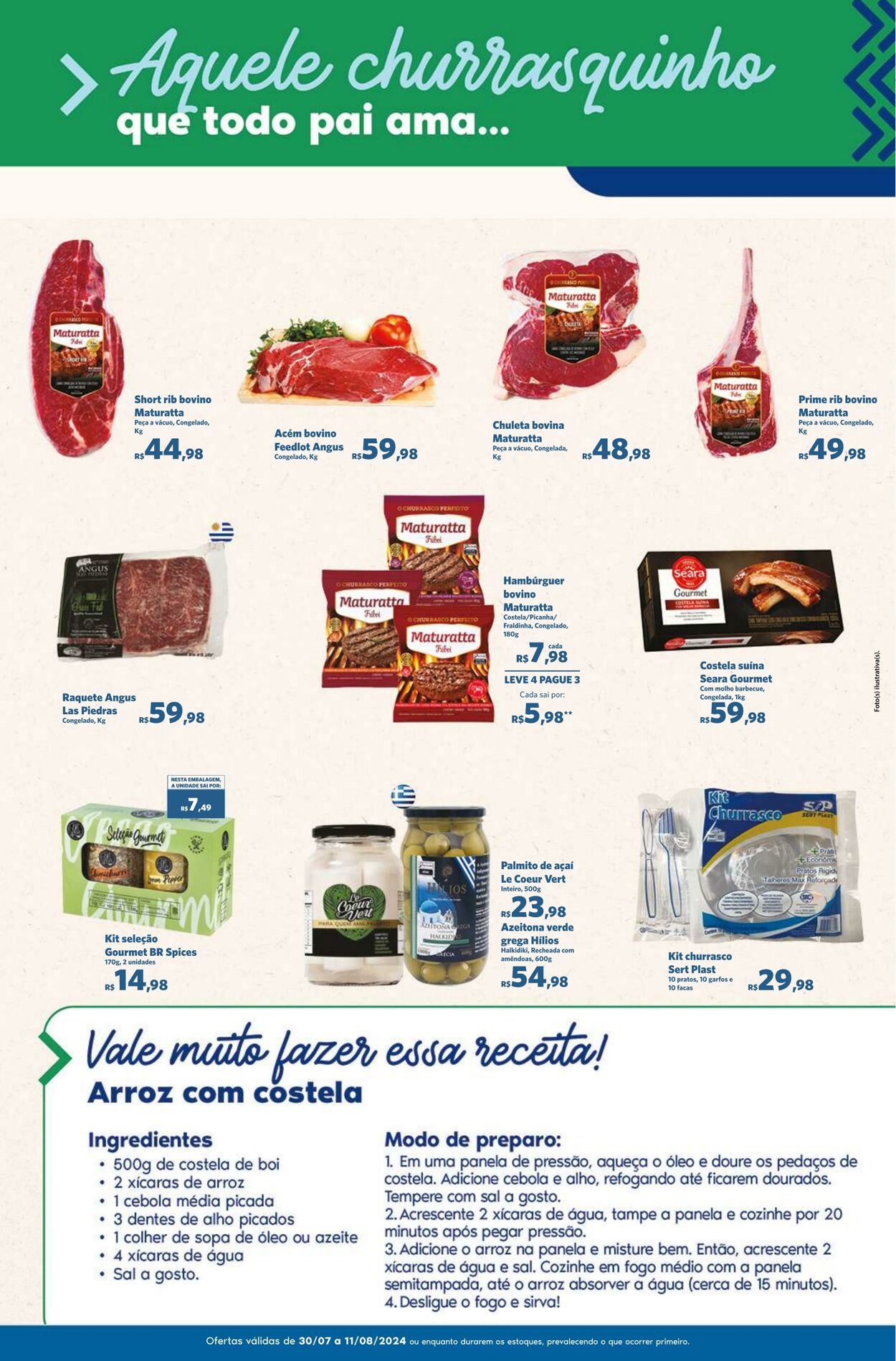 Folheto Sam's Club 30.07.2024 - 11.08.2024