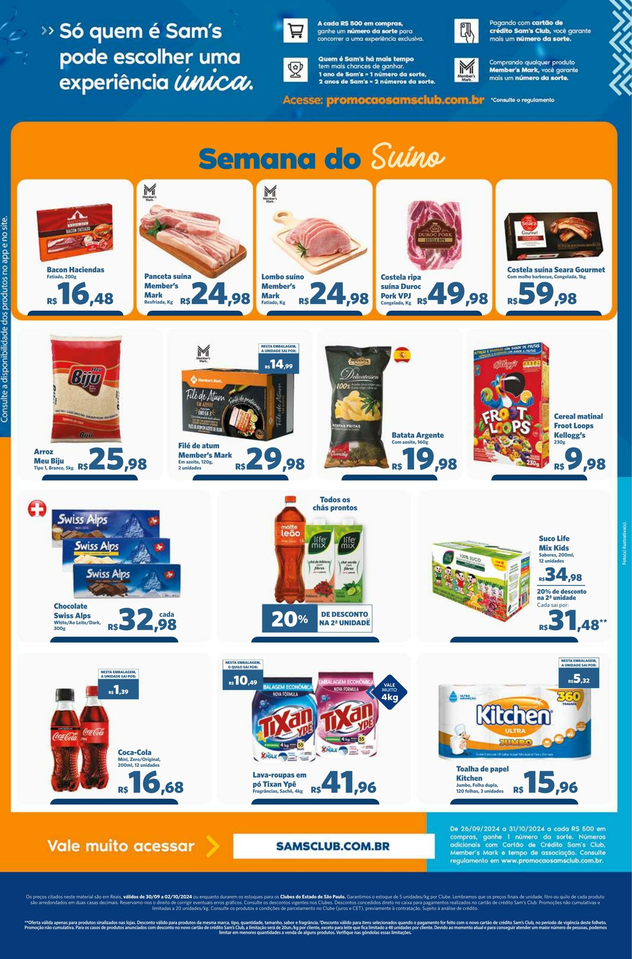 Folheto Sam's Club 30.09.2024 - 02.10.2024