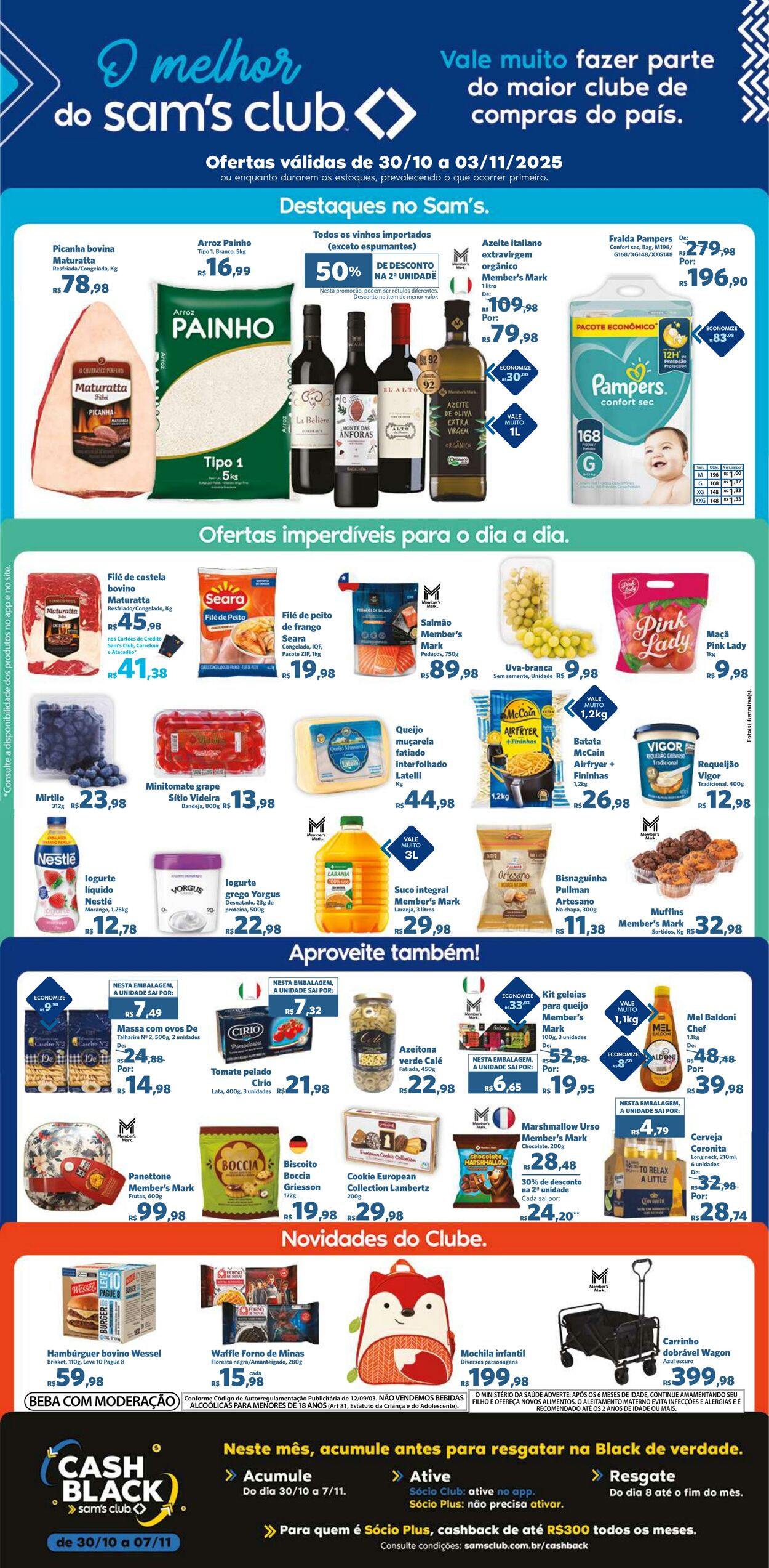 Folheto Sam's Club 30.10.2025 - 03.11.2025