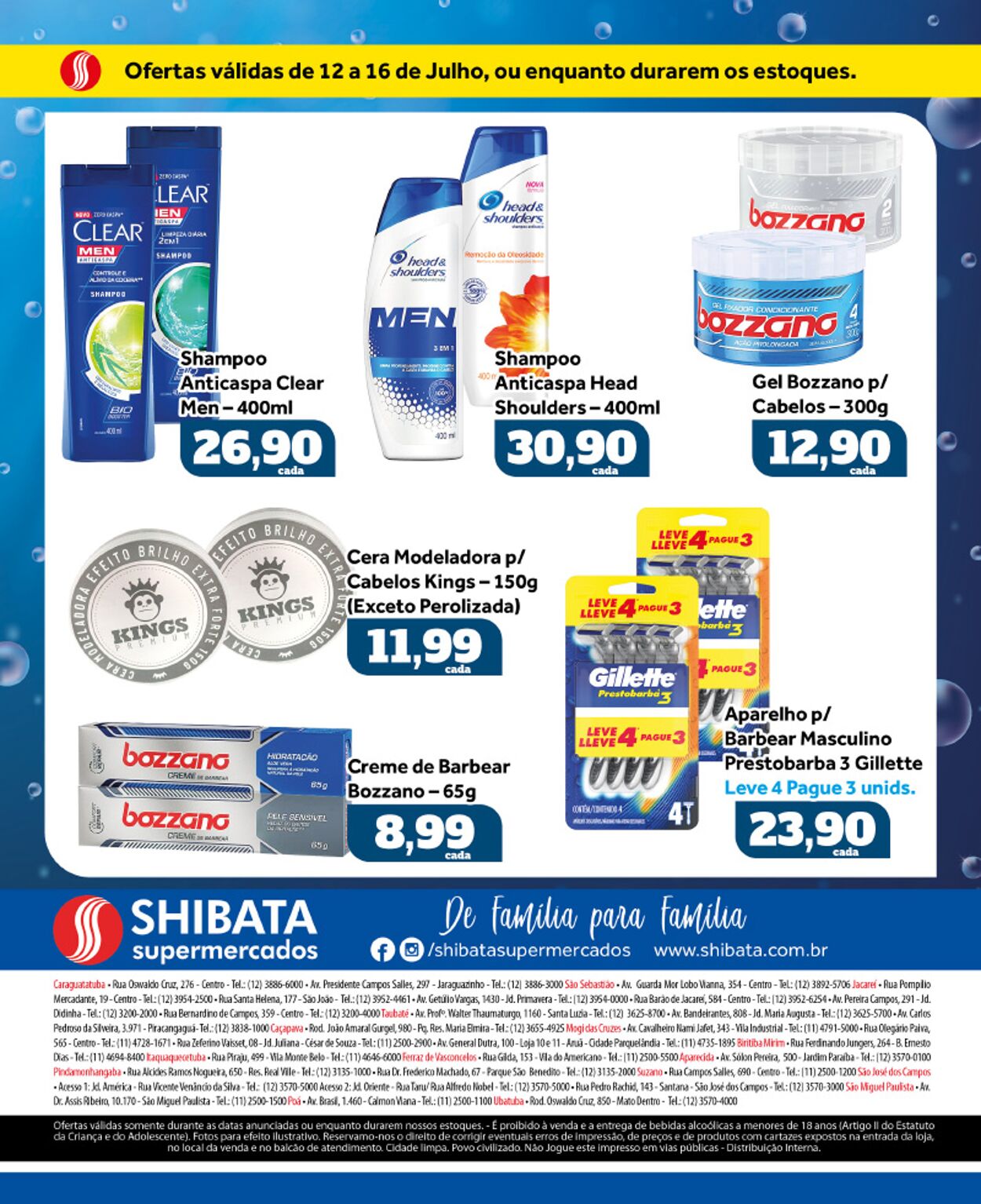 Folheto Shibata Supermercados 12.07.2023 - 16.07.2023