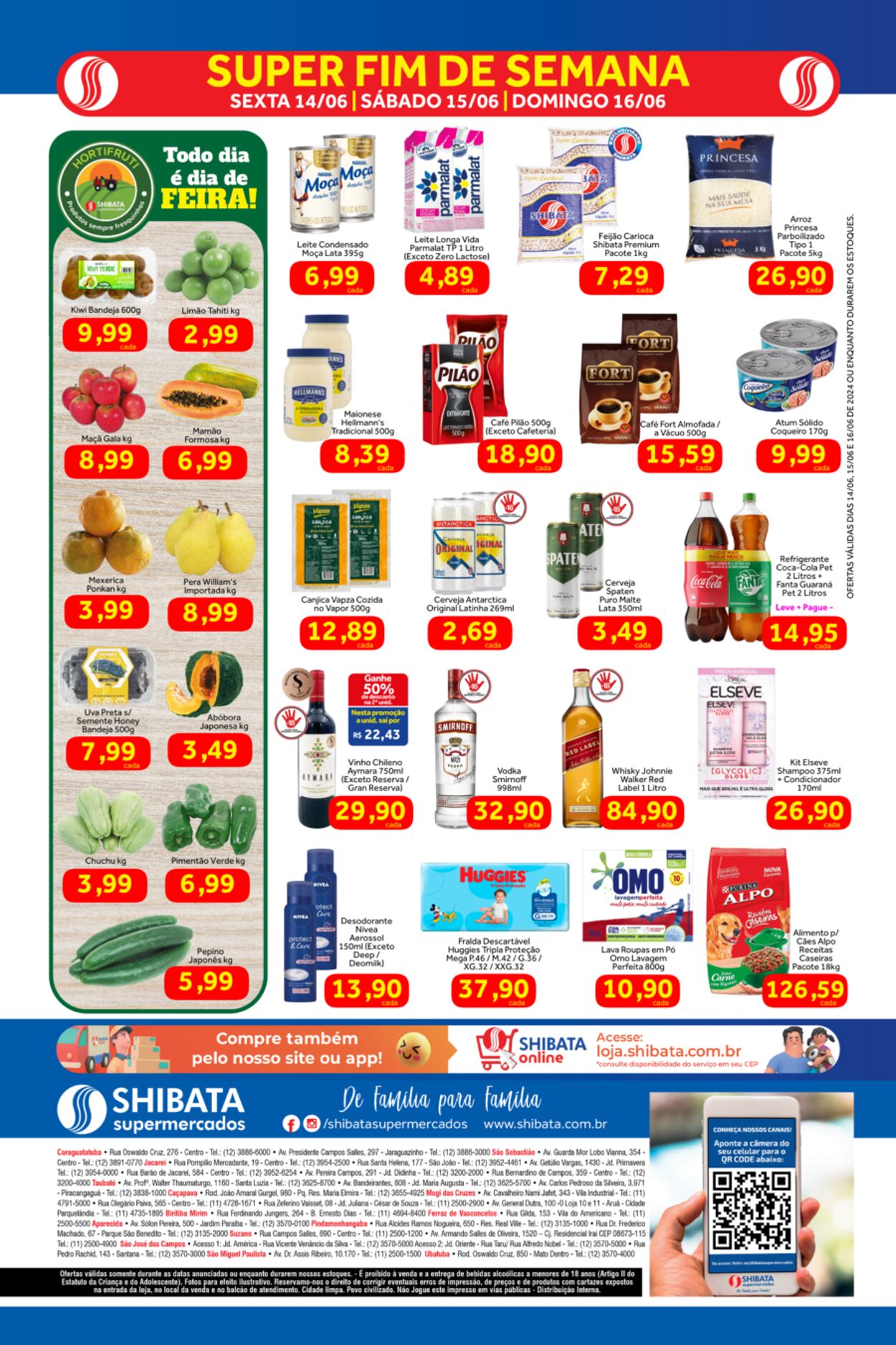 Folheto Shibata Supermercados 14.06.2024 - 16.06.2024