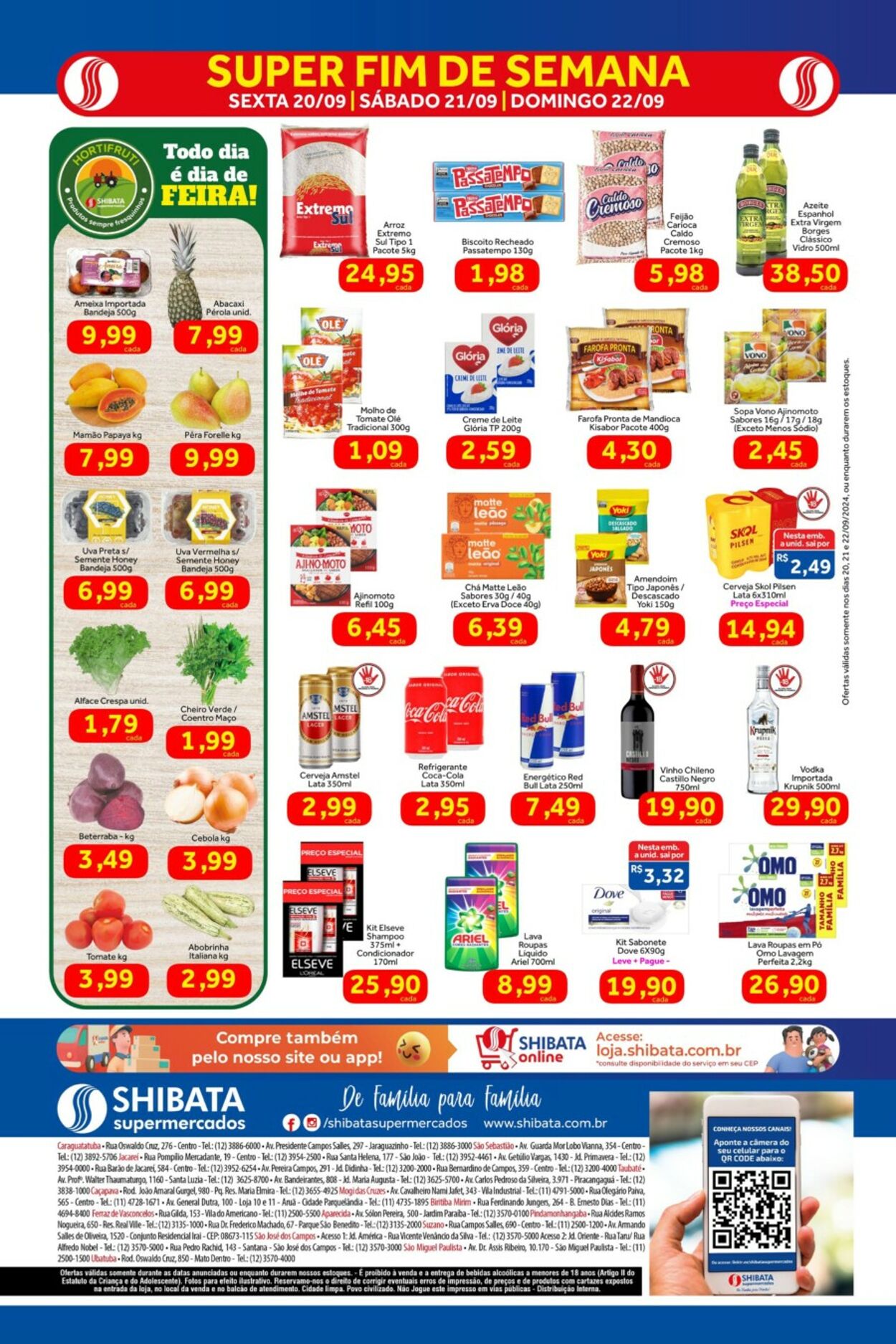 Folheto Shibata Supermercados 20.09.2024 - 22.09.2024