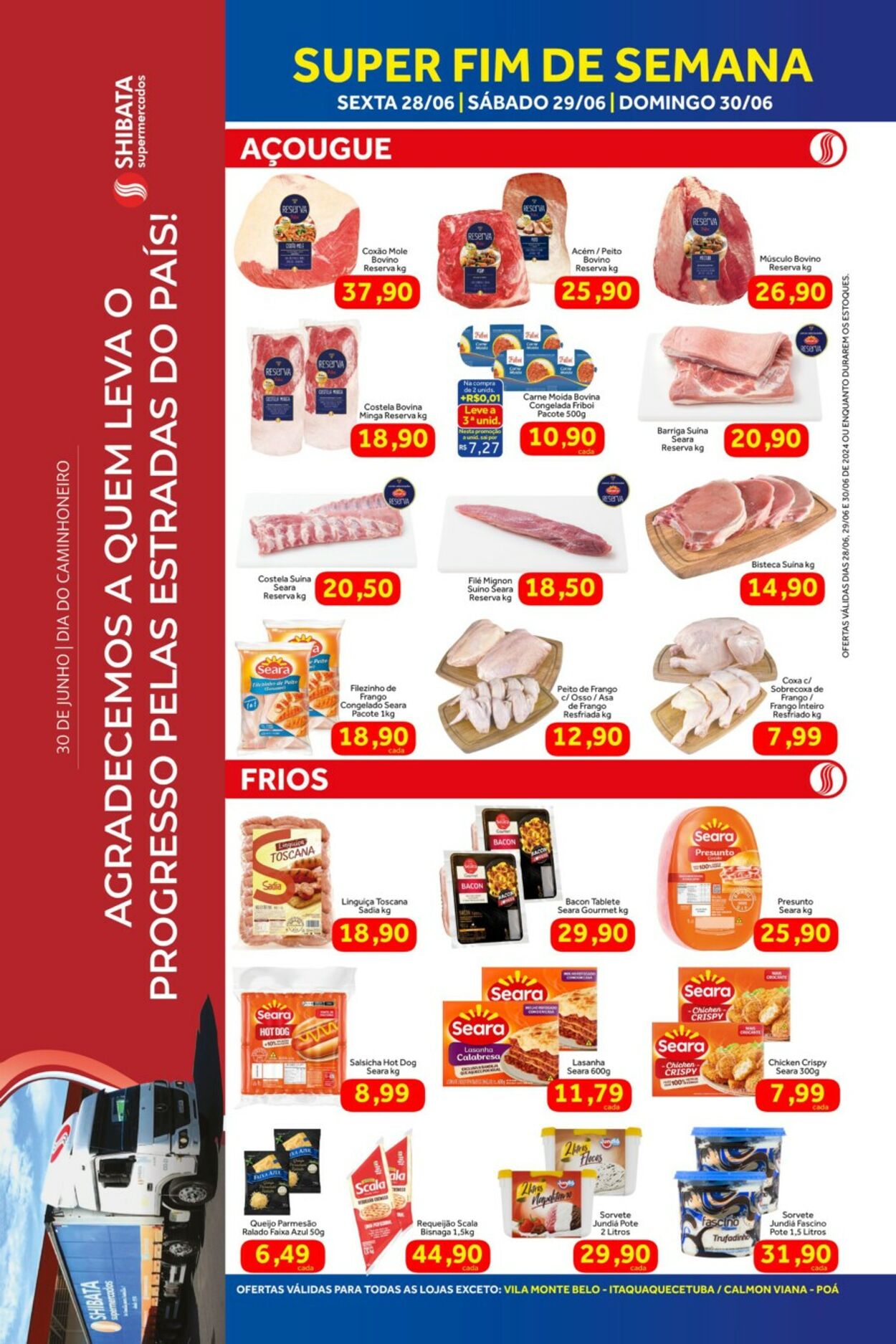 Folheto Shibata Supermercados 28.06.2024 - 30.06.2024