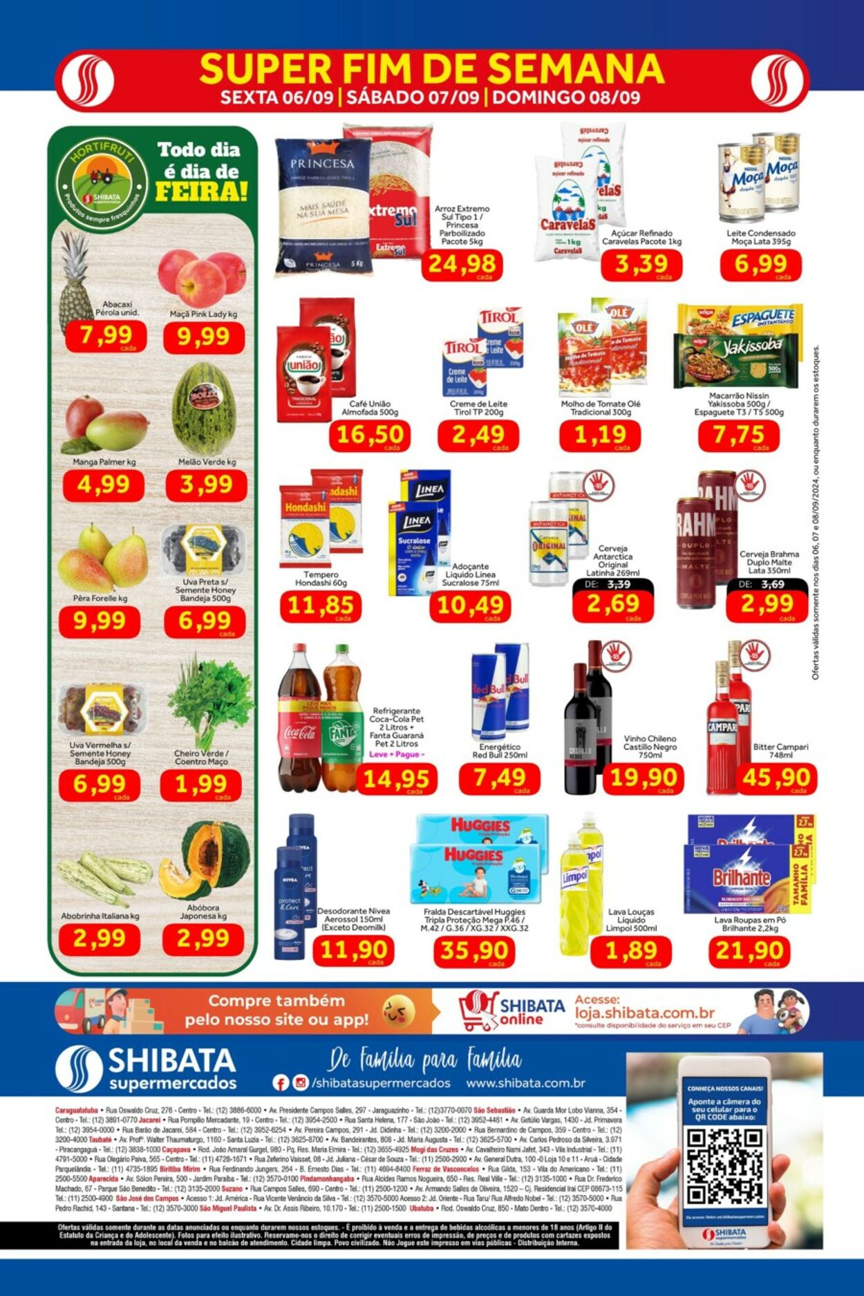 Folheto Shibata Supermercados 06.09.2024 - 08.09.2024