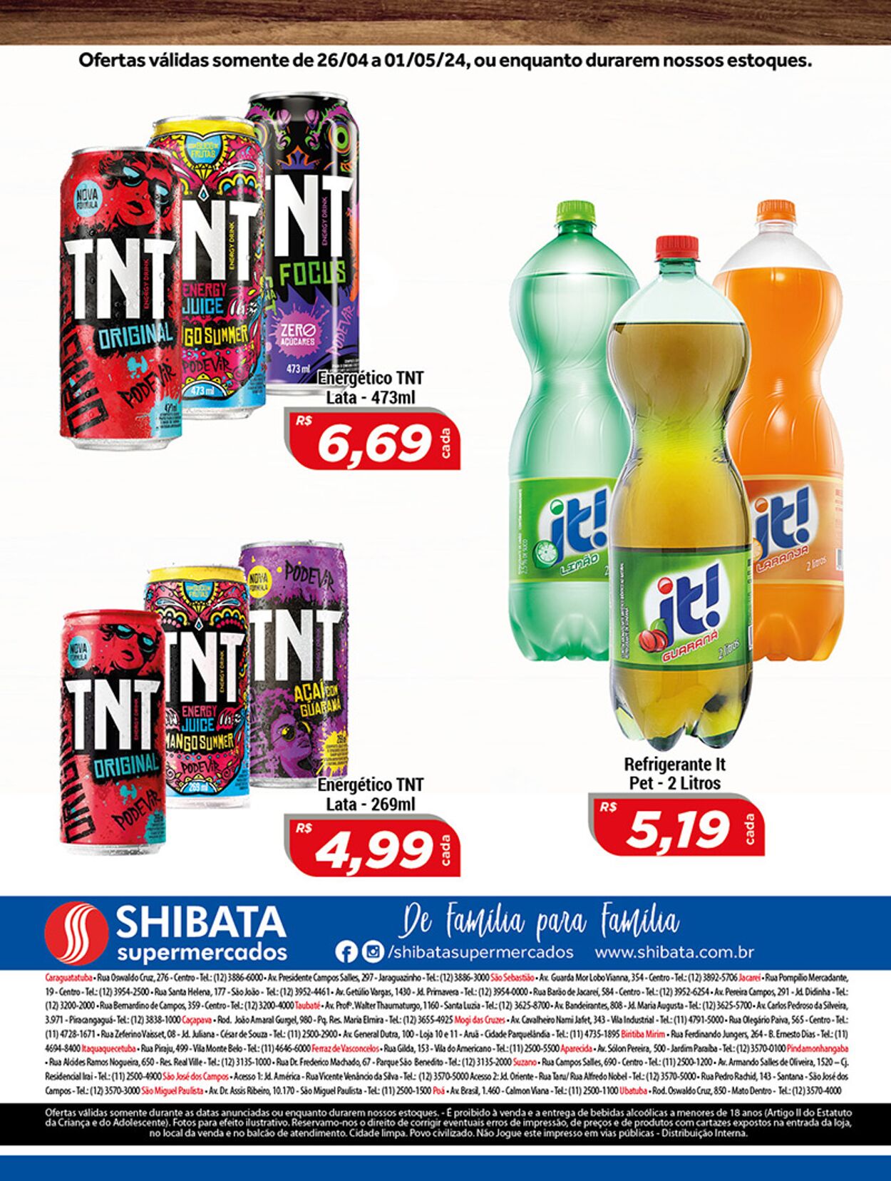 Folheto Shibata Supermercados 04.01.2024 - 05.12.2024