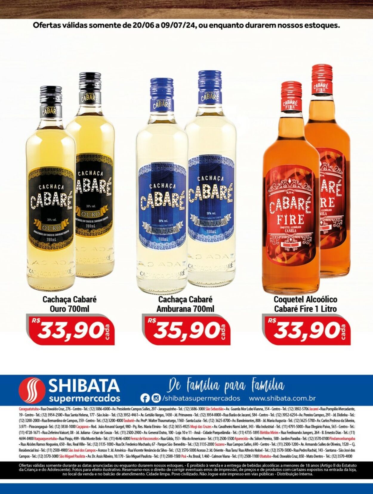 Folheto Shibata Supermercados 06.09.2024 - 07.12.2024