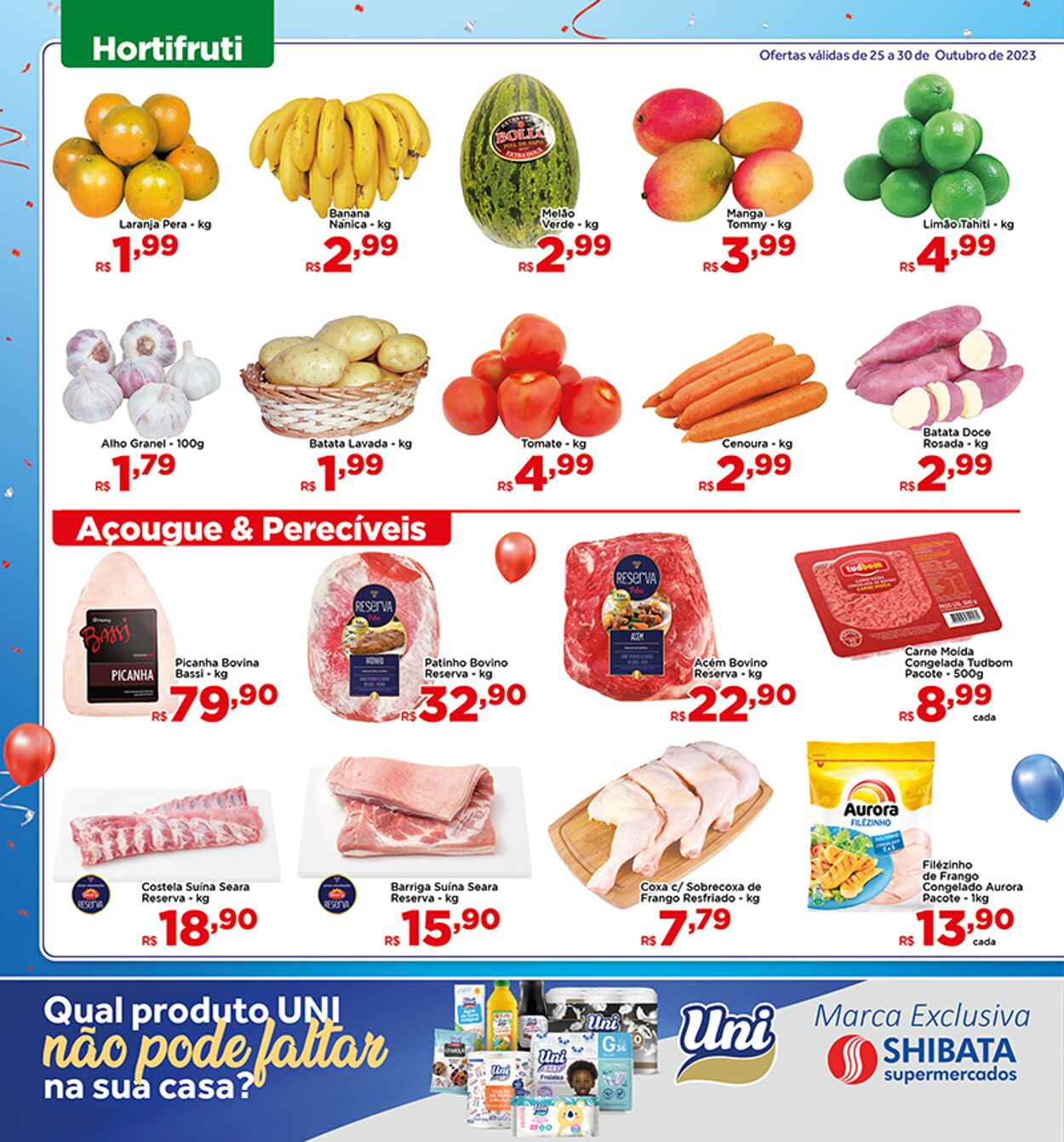 Folheto Shibata Supermercados 25.10.2023 - 30.10.2023