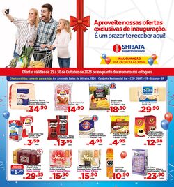 Folheto Shibata Supermercados 25.10.2023 - 30.10.2023