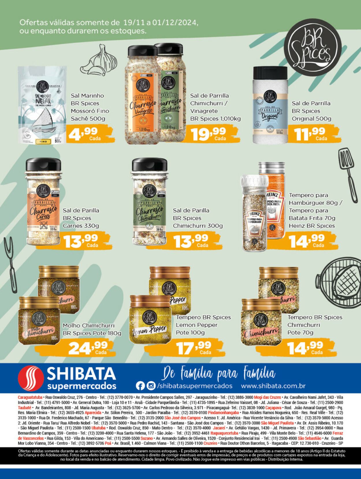 Folheto Shibata Supermercados 19.12.2024 - 01.12.2025