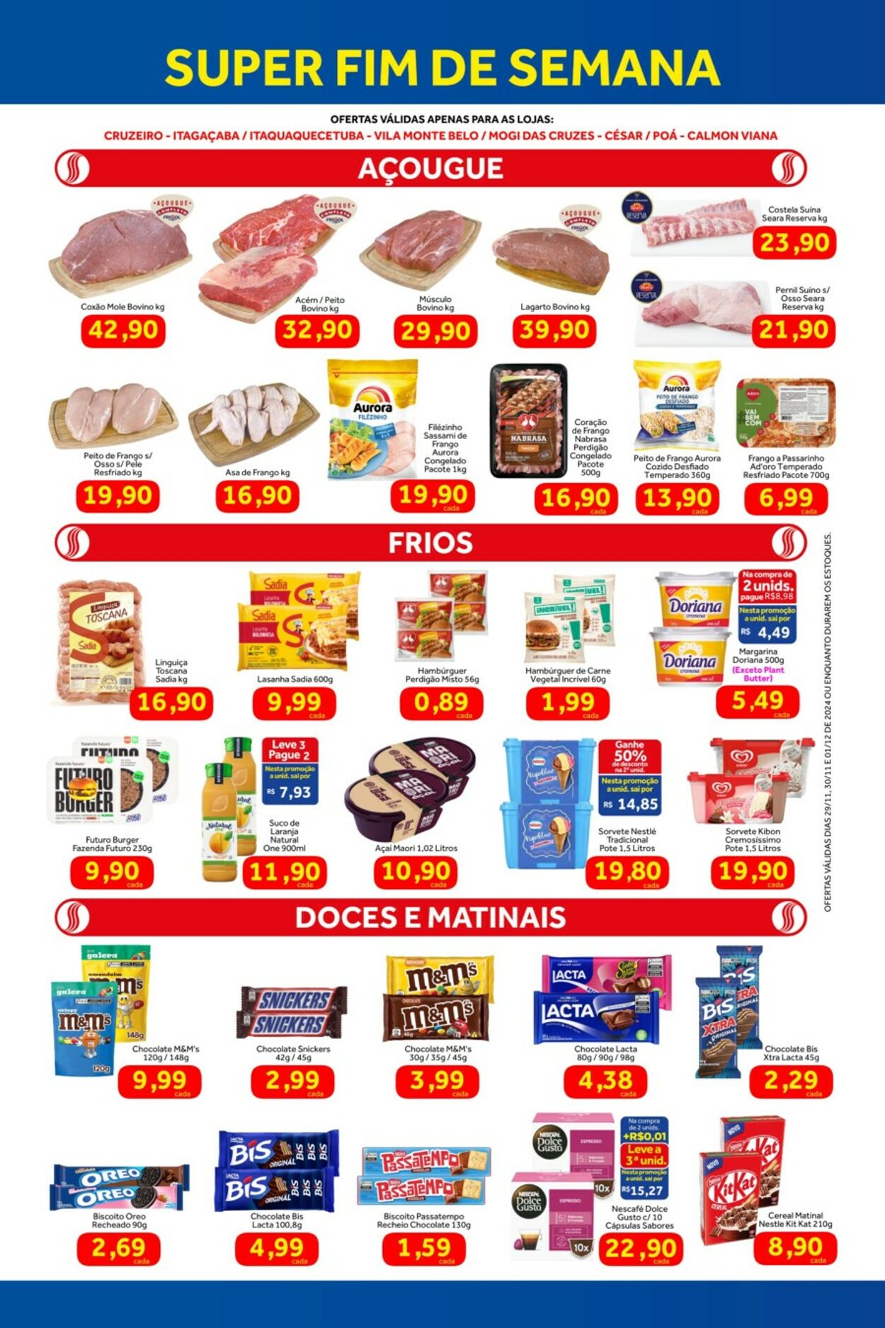 Folheto Shibata Supermercados 29.11.2024 - 01.12.2024