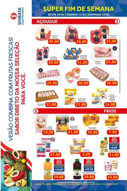 Folheto Shibata Supermercados 10.01.2025 - 12.01.2025