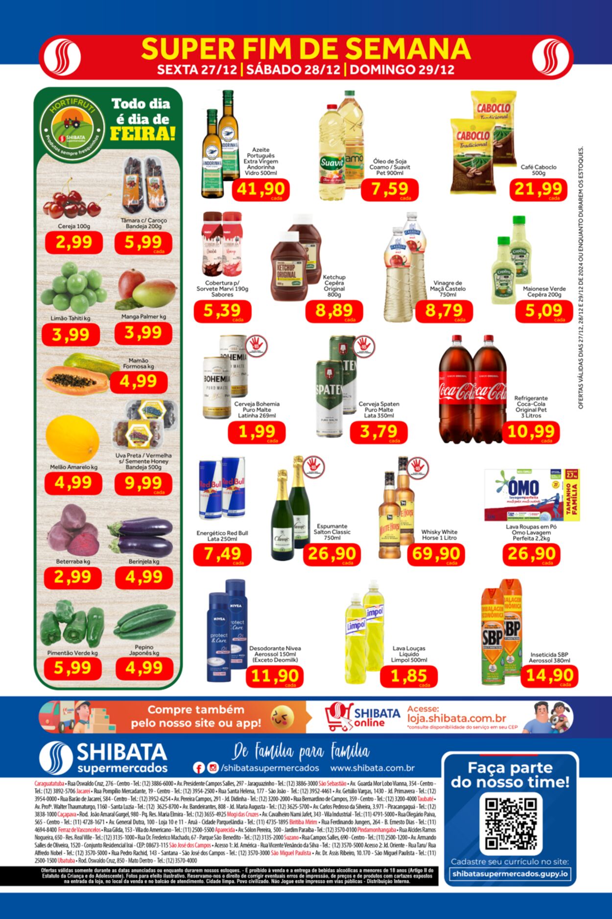 Folheto Shibata Supermercados 27.12.2024 - 29.12.2024