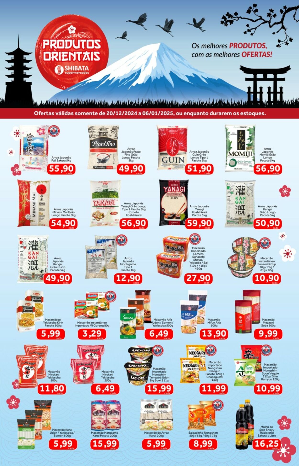 Shibata Supermercados Folhetos promocionais