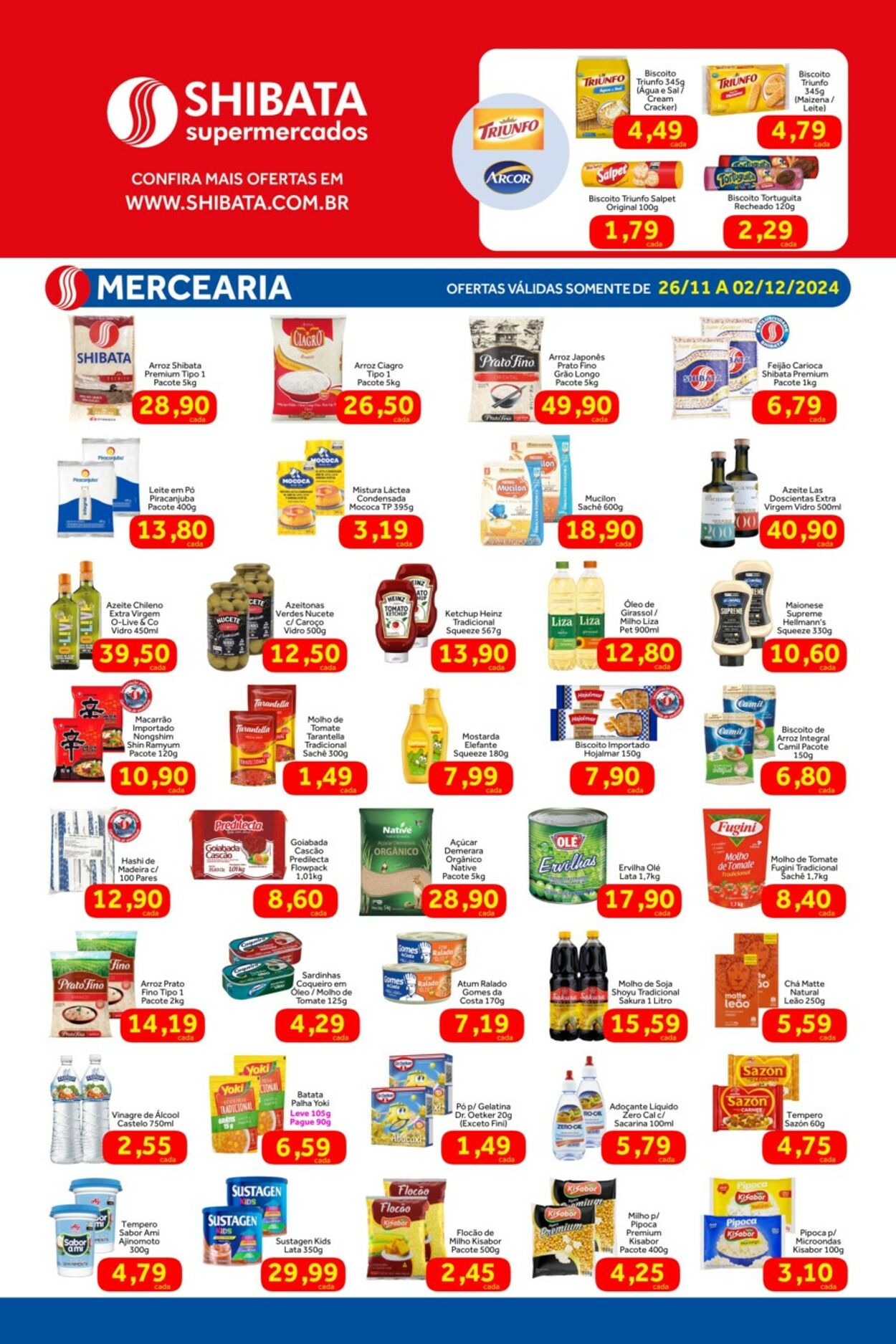 Folheto Shibata Supermercados 26.11.2024 - 02.12.2024