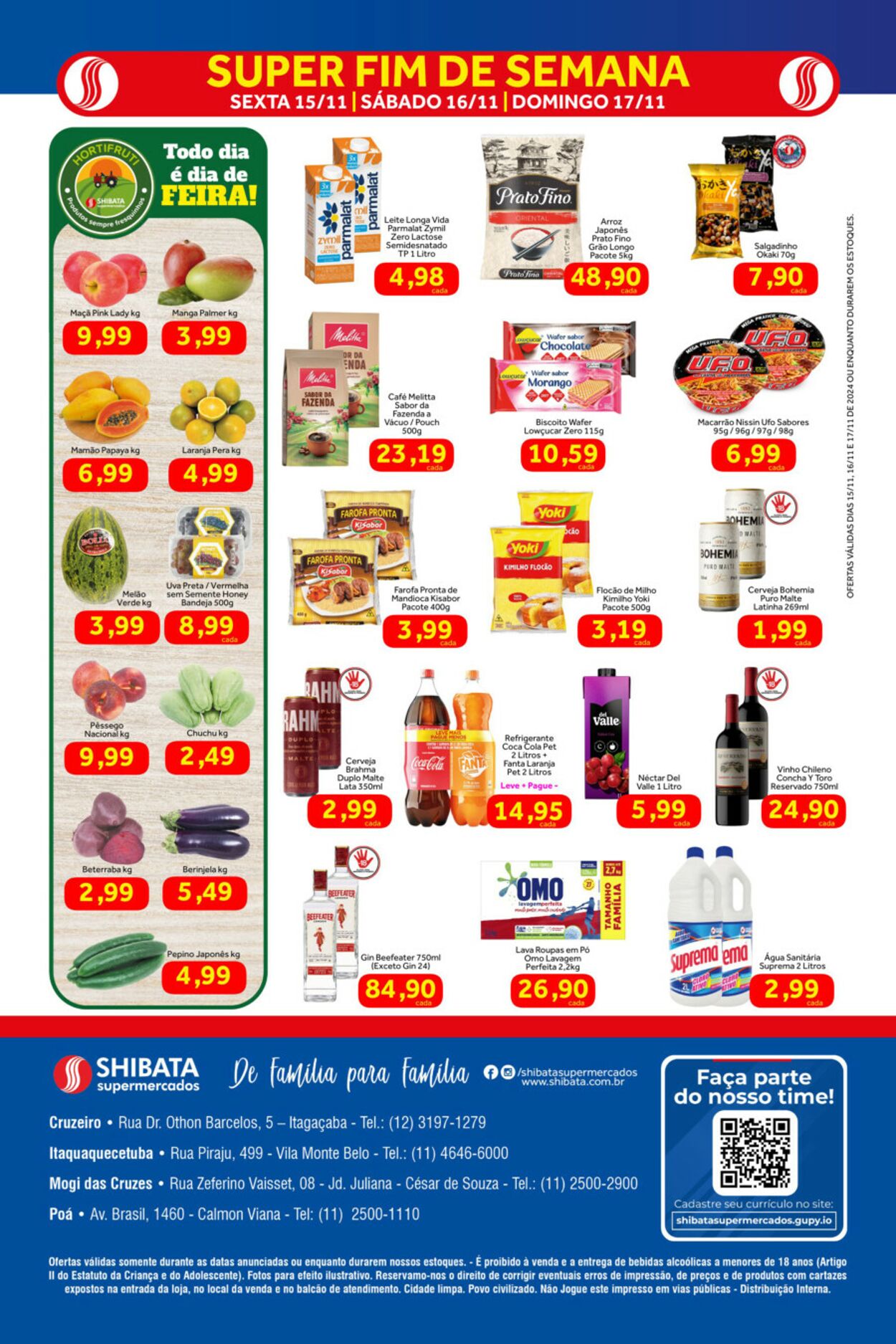 Folheto Shibata Supermercados 15.11.2024 - 17.11.2024