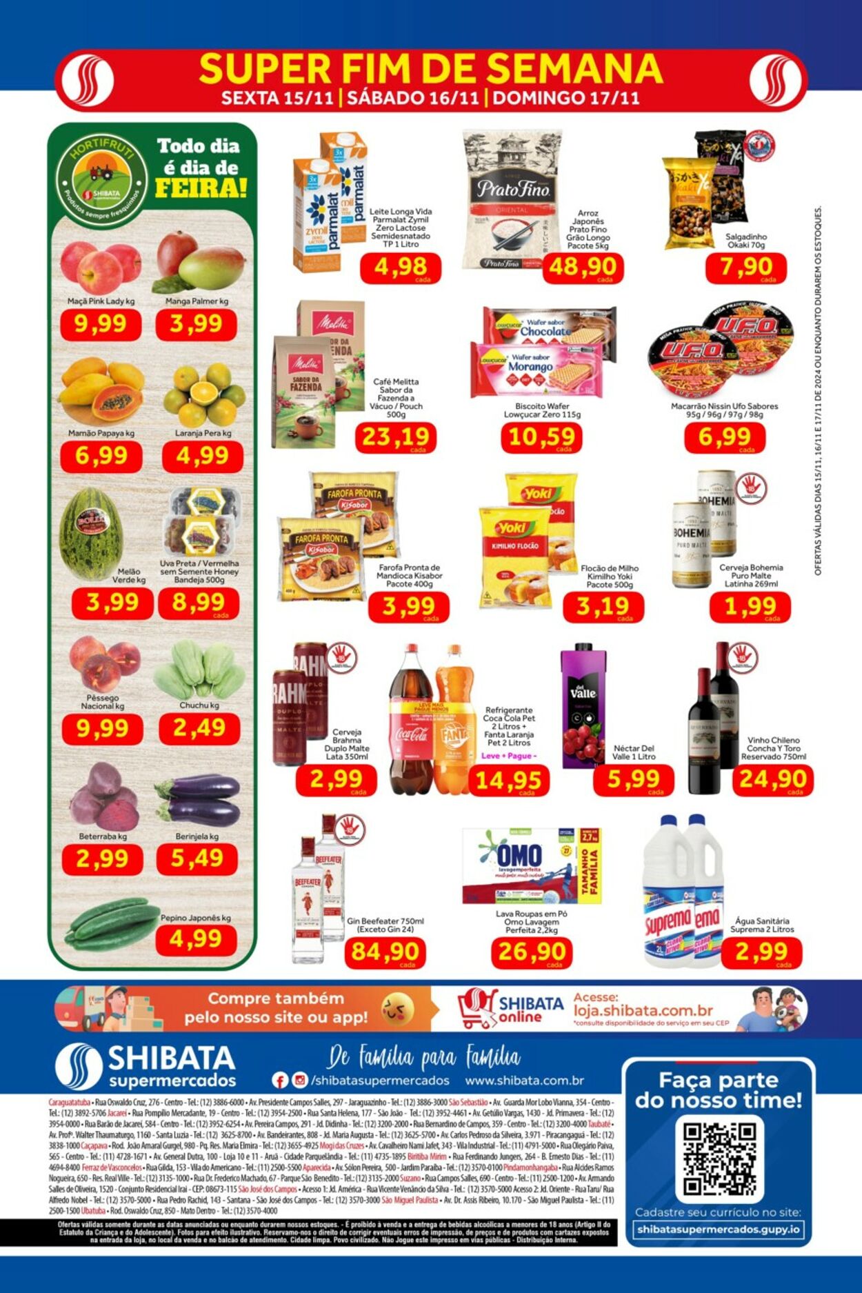 Folheto Shibata Supermercados 15.11.2024 - 17.11.2024