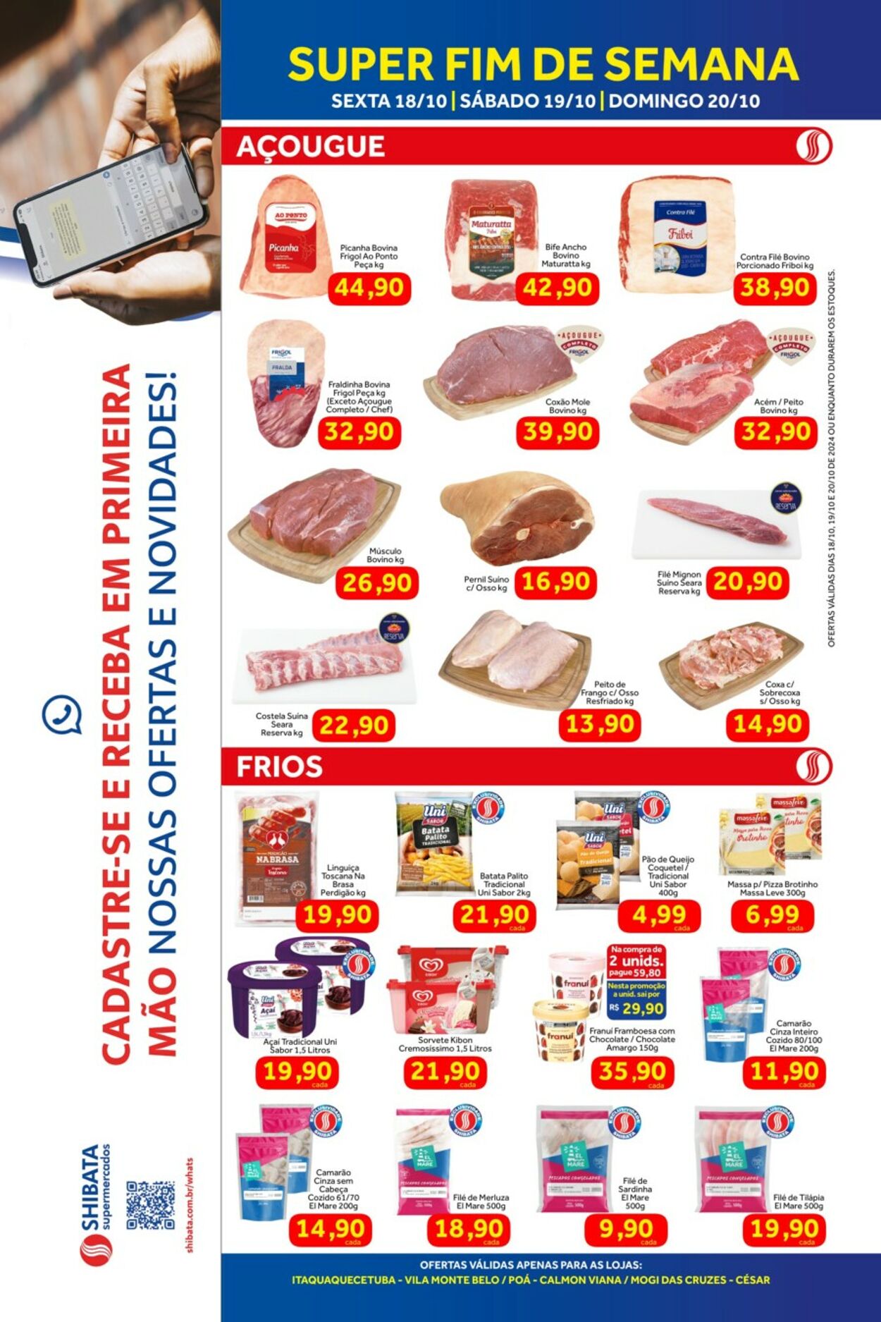 Folheto Shibata Supermercados 18.10.2024 - 20.10.2024